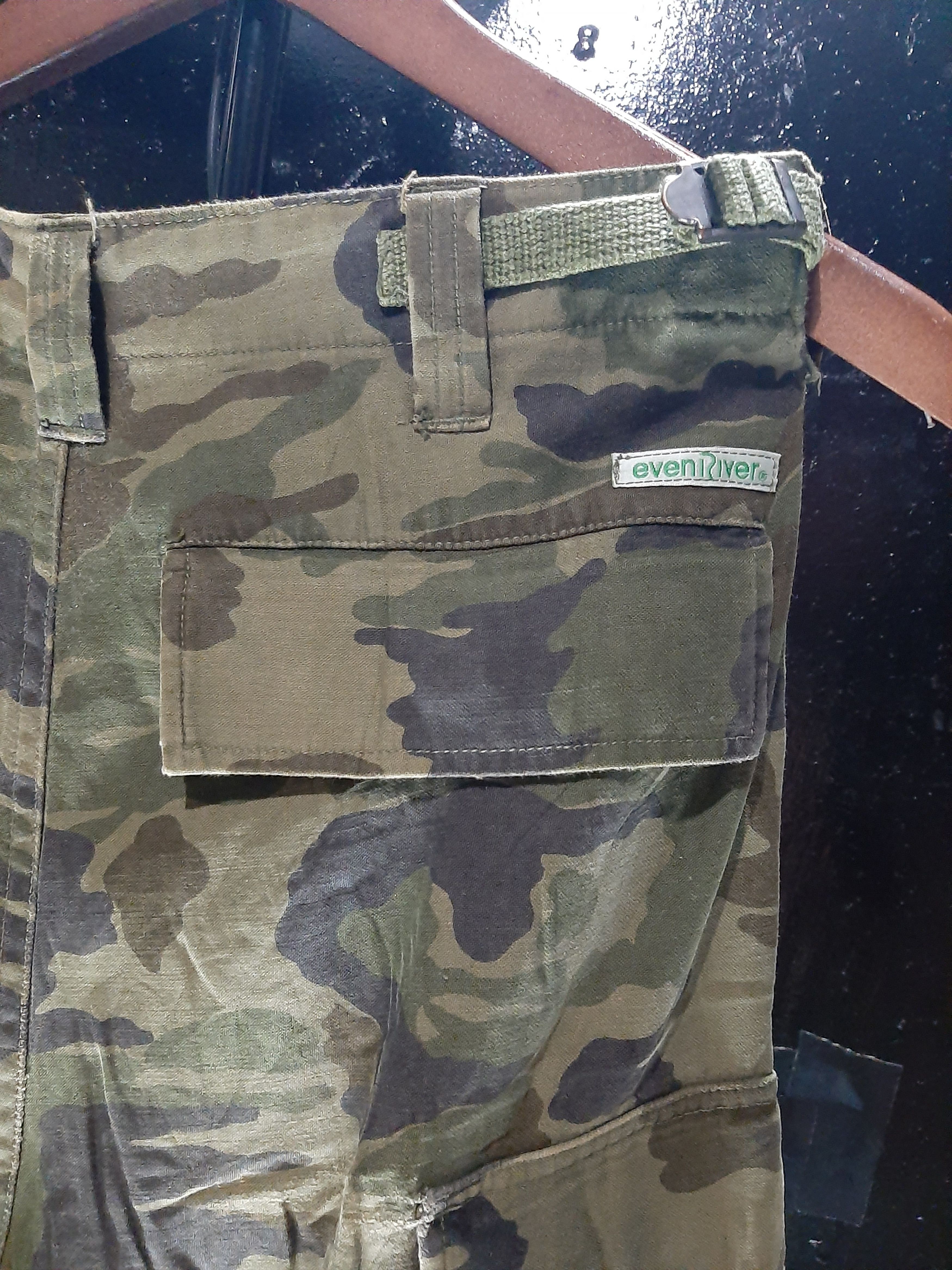 Japanese Brand × Vintage VINTAGE EVEN RIVER CAMO CARGO JAPANESE BRAND MULTI POCKET Size US 32 / EU 48 - 4 Thumbnail