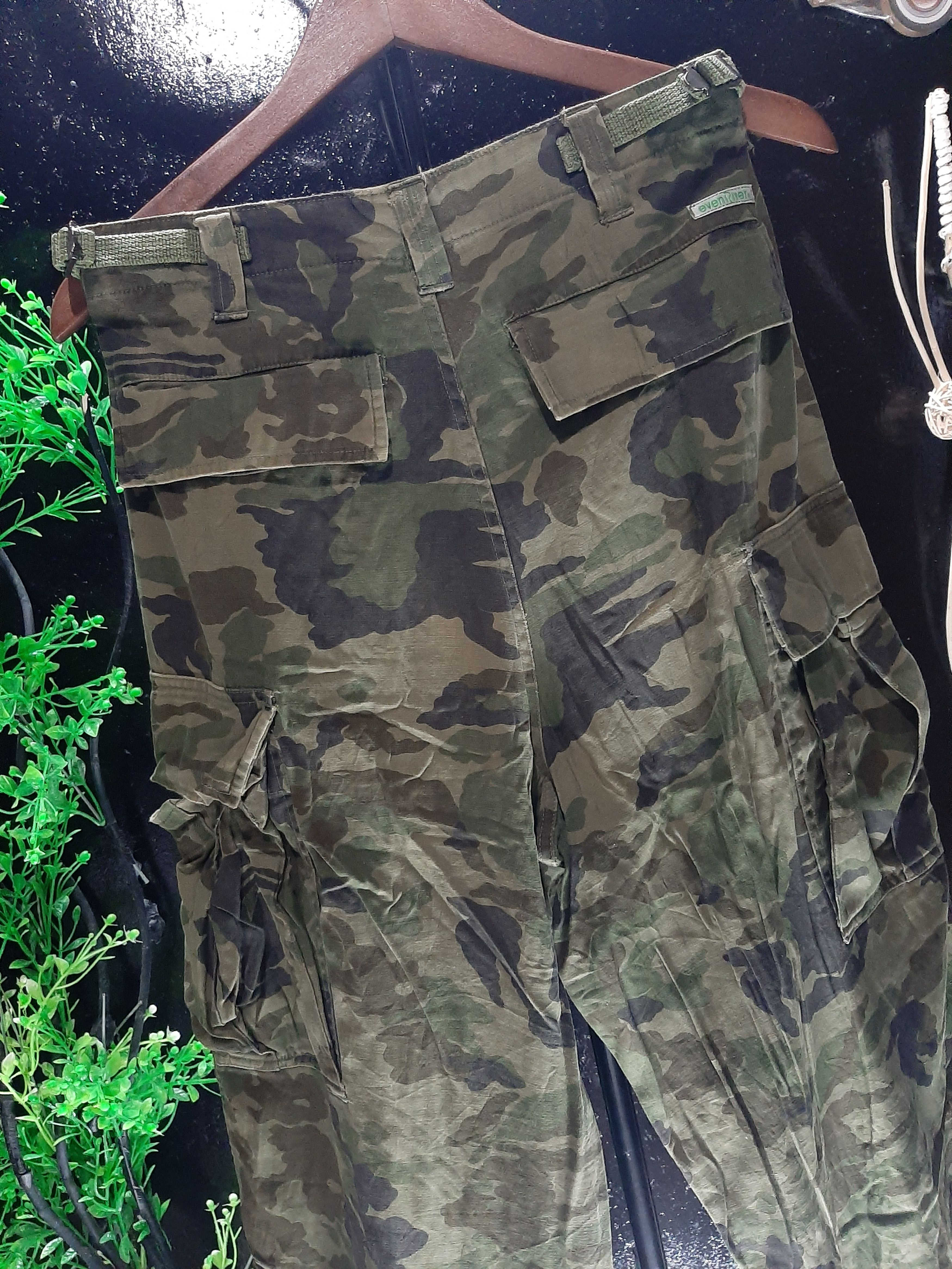 Japanese Brand × Vintage VINTAGE EVEN RIVER CAMO CARGO JAPANESE BRAND MULTI POCKET Size US 32 / EU 48 - 2 Thumbnail