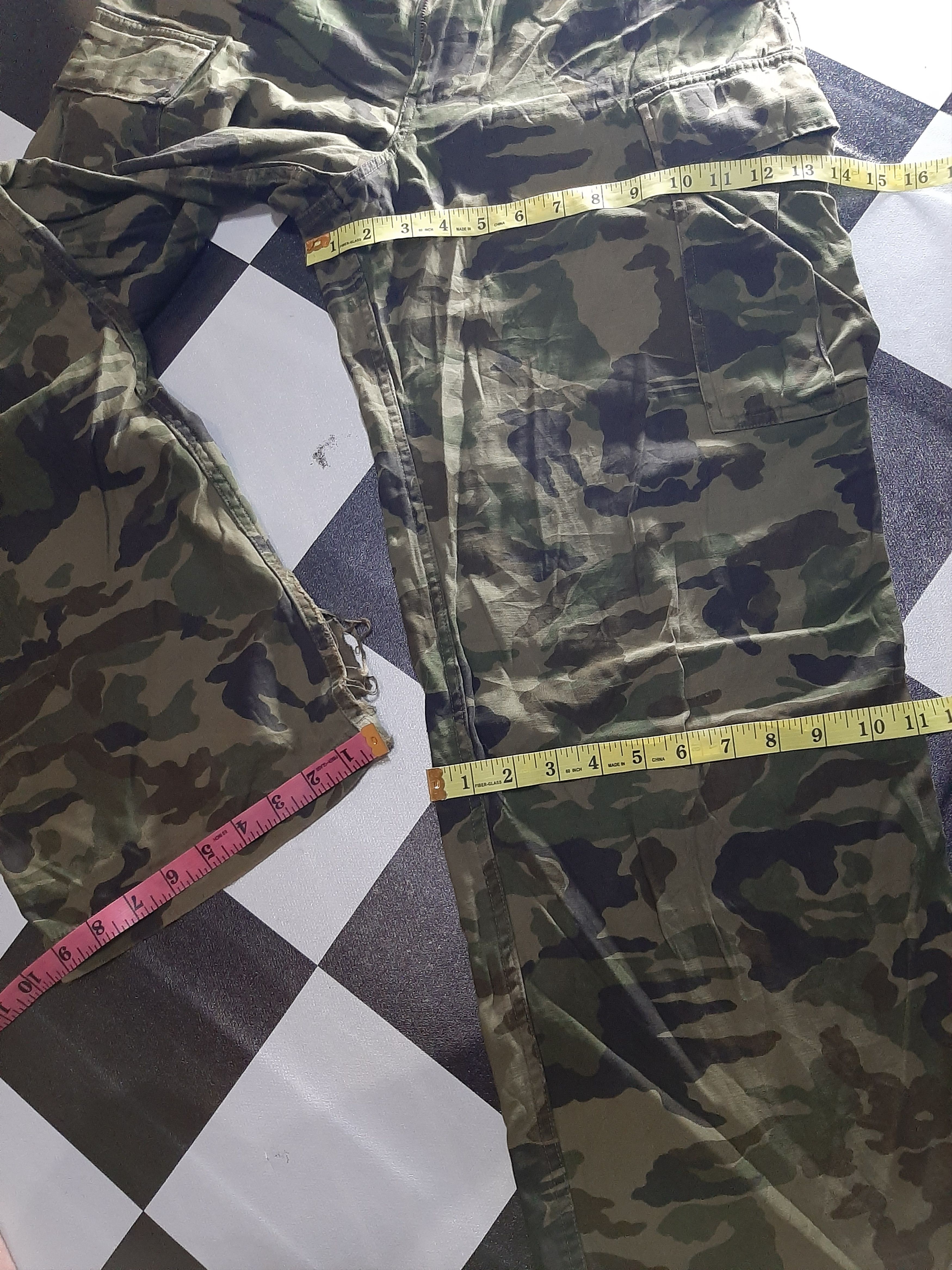 Japanese Brand × Vintage VINTAGE EVEN RIVER CAMO CARGO JAPANESE BRAND MULTI POCKET Size US 32 / EU 48 - 17 Thumbnail