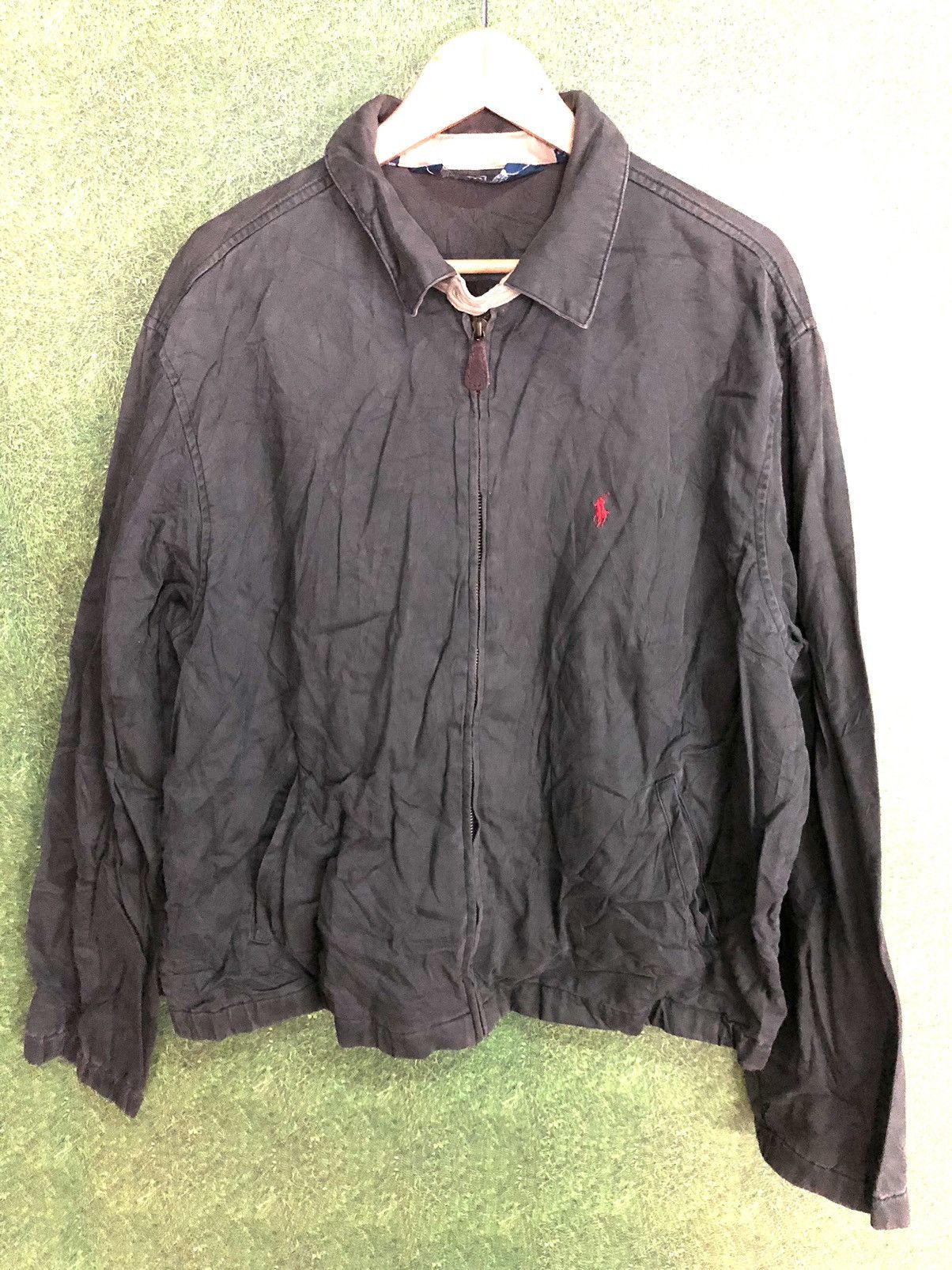 Designer × Polo Ralph Lauren × Vintage VINTAGE 80s POLO RALPH LAURENT RED PONY SMALL LOGO JACKET Size US L / EU 52-54 / 3 - 1 Thumbnail