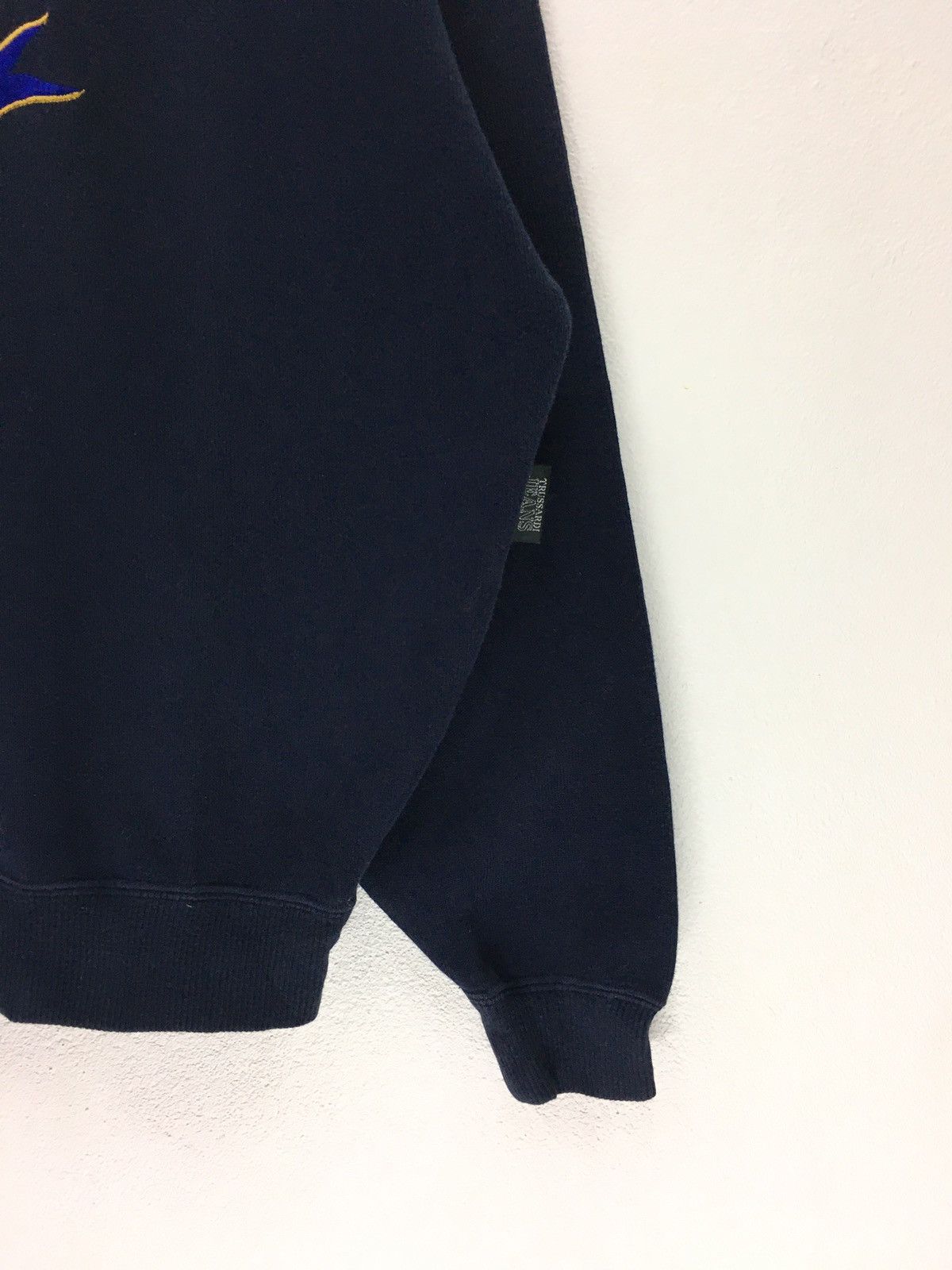 Trussardi × Vintage Vintage Trussardi Big Logo Sweatshirt Size US S / EU 44-46 / 1 - 4 Thumbnail
