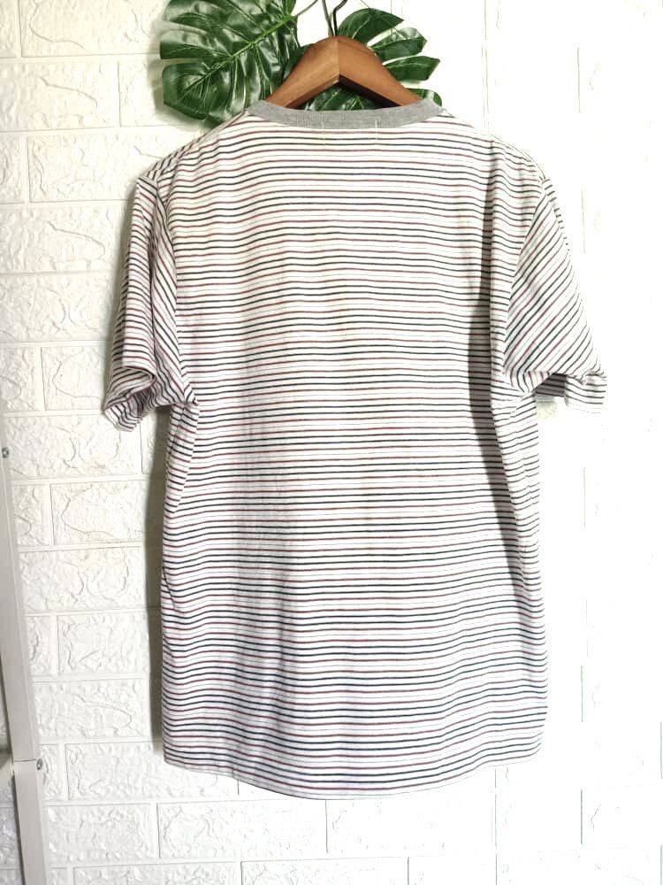 Designer × Japanese Brand × Yohji Yamamoto Y’SACCS YOHJI YAMAMOTO STRIPE POCKET TEE Size US M / EU 48-50 / 2 - 3 Thumbnail