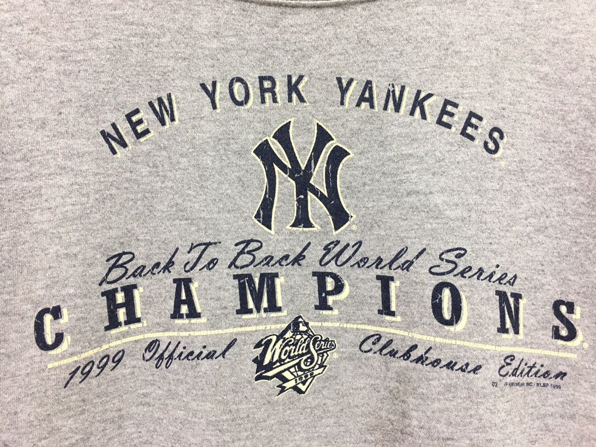 Lee × MLB × New York Yankees Vintage 1999 New York Yankess MLB Baseball Sweatshirt Size US L / EU 52-54 / 3 - 3 Thumbnail
