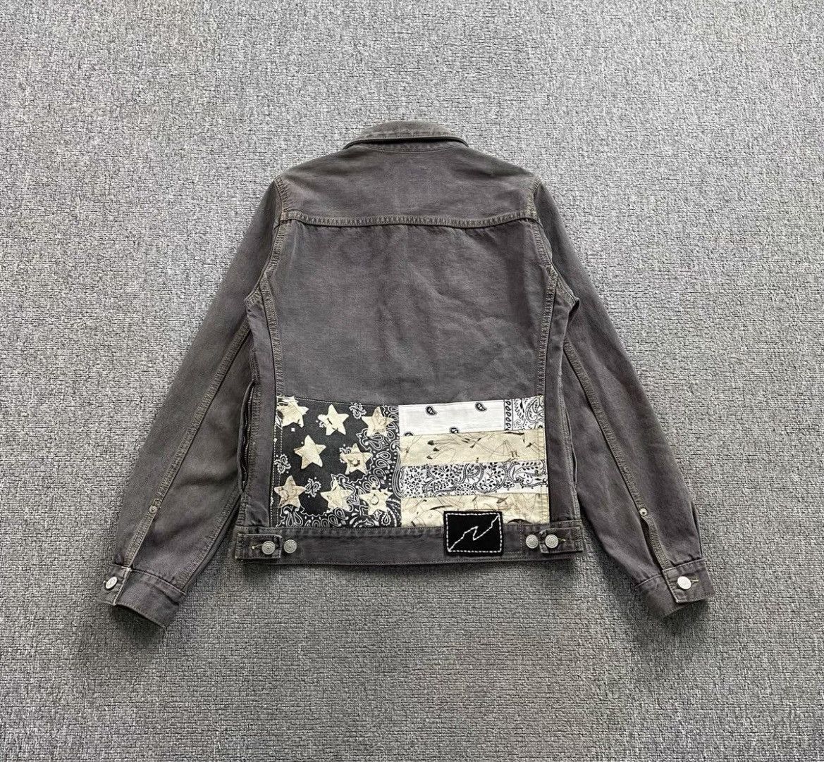 image of Visvim 18Ss 101 Jkt Ict Damaged Star in Black, Men's (Size Small)