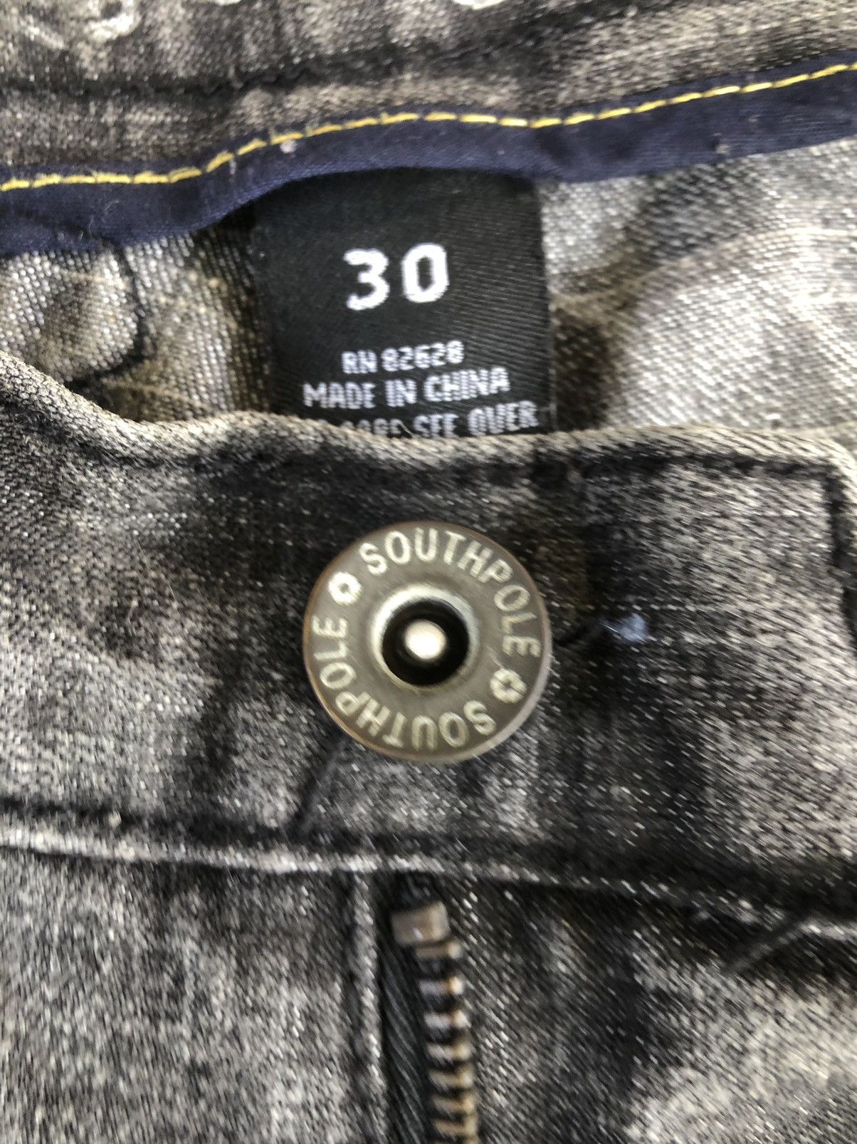 Southpole Southpole Denim Painted Embroidered Jeans baggy hip hop Size US 29 - 13 Thumbnail