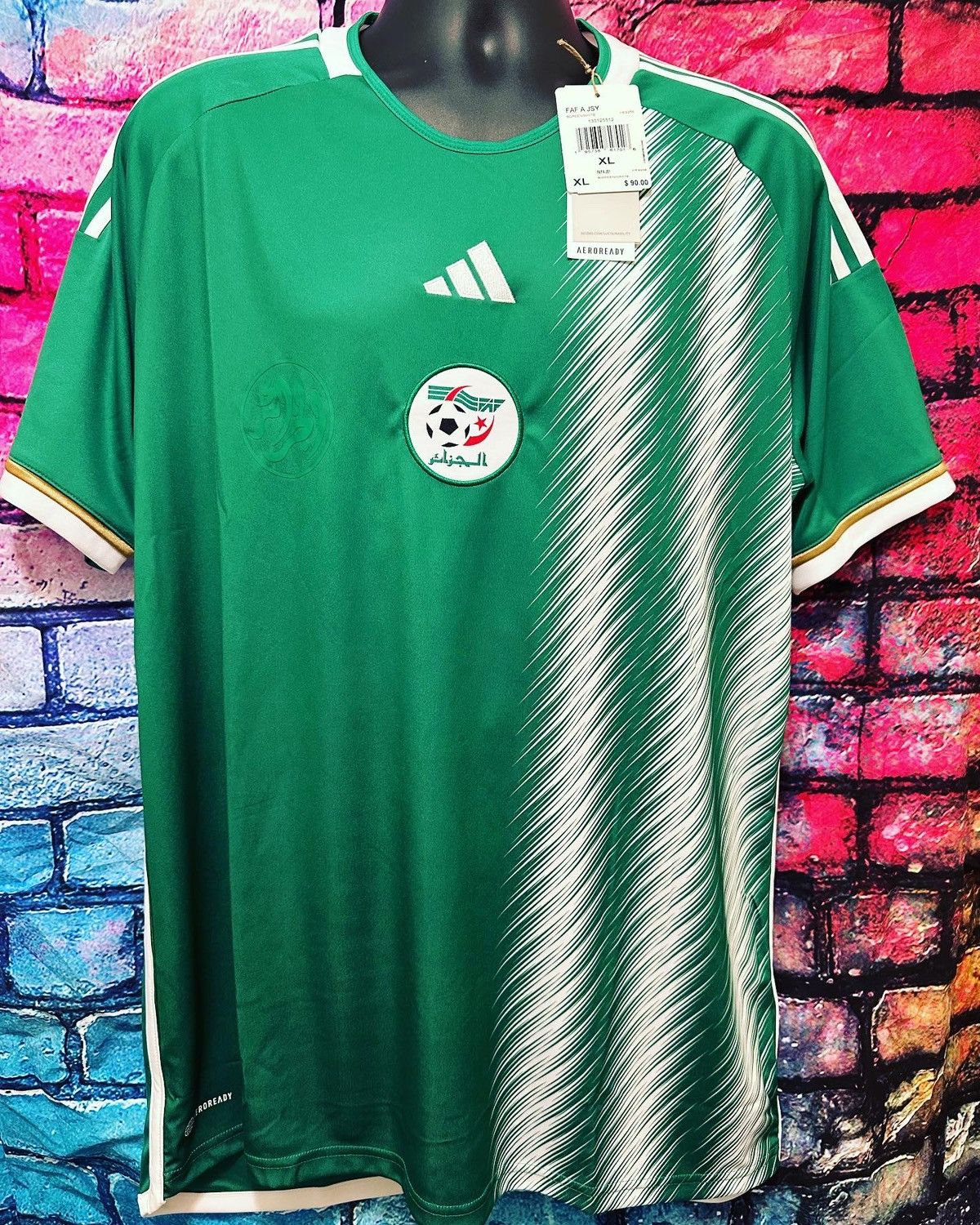 Adidas Algeria Adidas Soccer Jersey Size XL Grailed