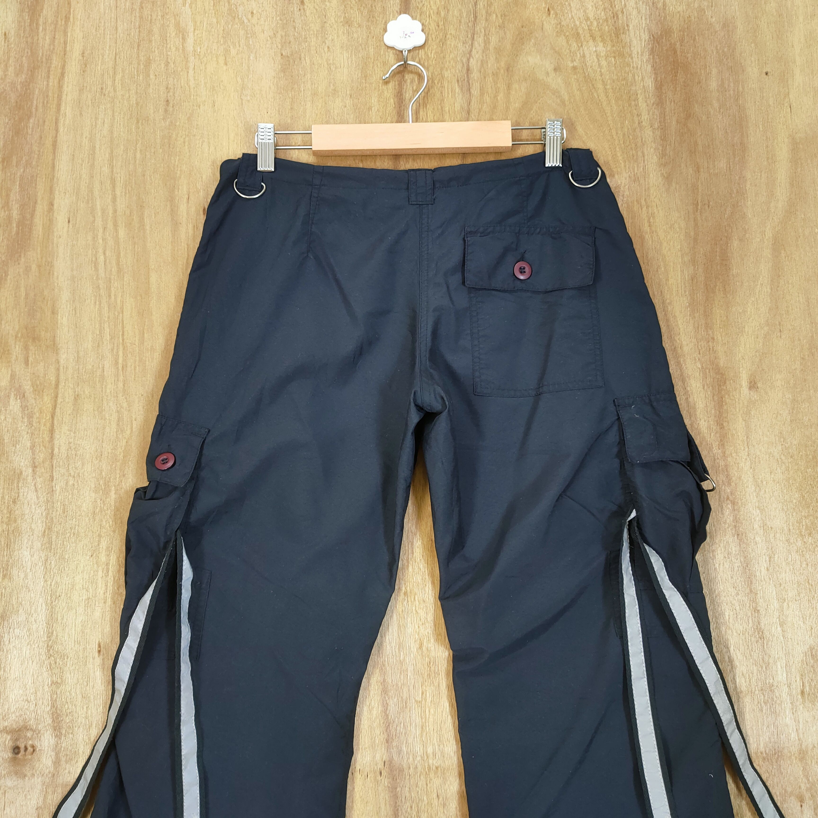 Japanese Brand × Seditionaries × Vintage VINTAGE UFO WOMEN BONDAGE CARGO PANTS/ PARACHUTE PANTS Size 29" - 5 Thumbnail