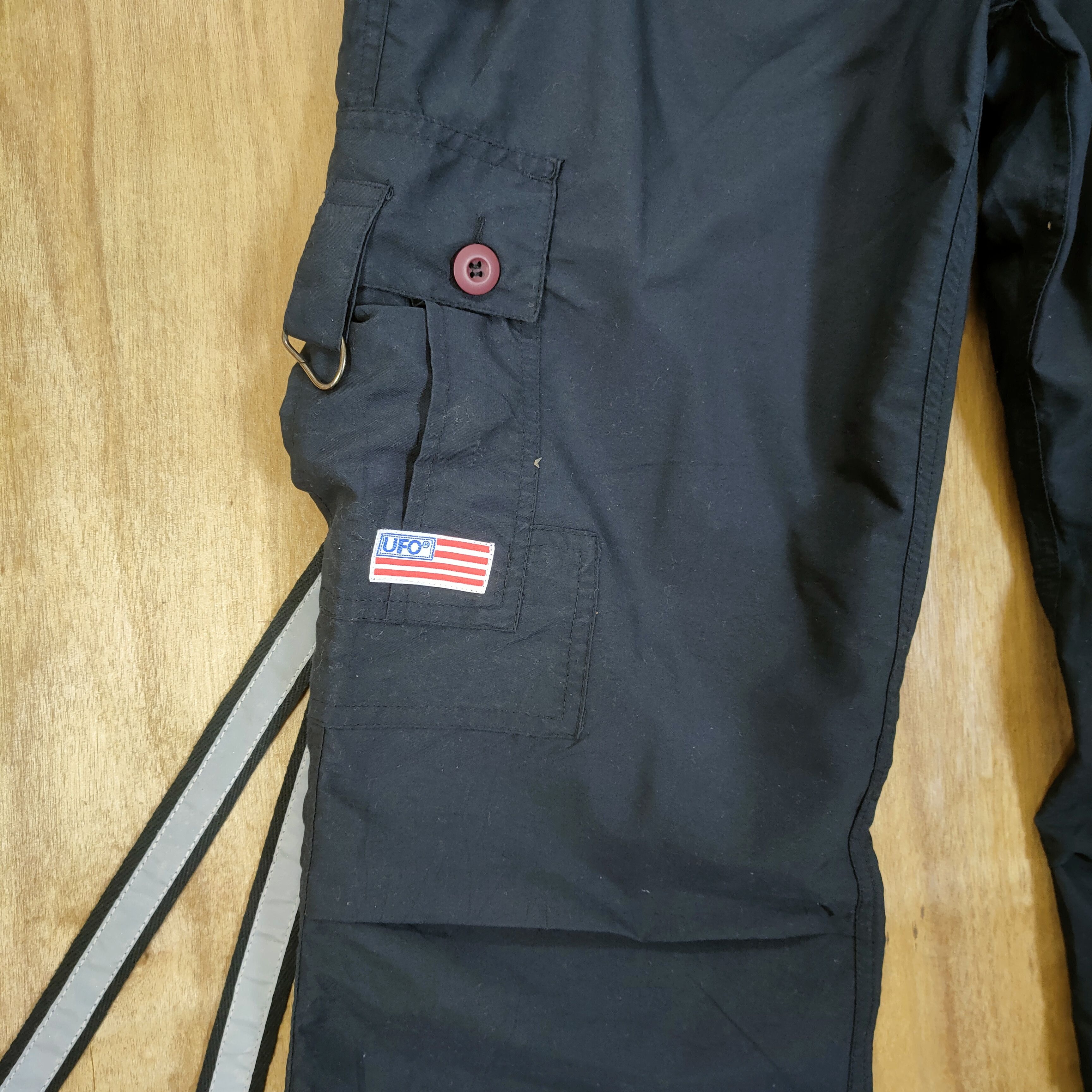 Japanese Brand × Seditionaries × Vintage VINTAGE UFO WOMEN BONDAGE CARGO PANTS/ PARACHUTE PANTS Size 29" - 7 Thumbnail