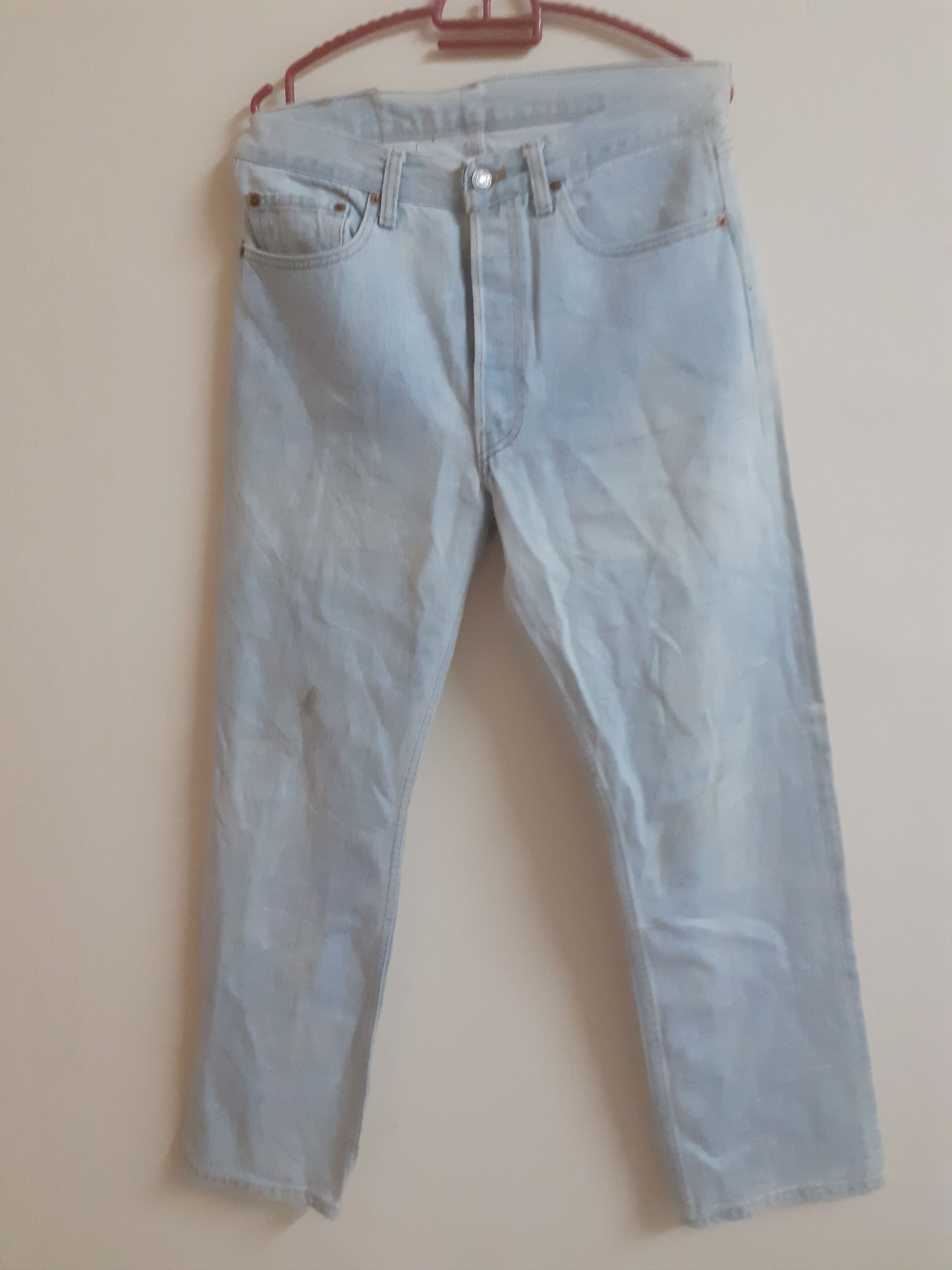 Levi's Vintage Clothing Levi's 501 Faded Vintage 90s Jeans Size US 32 / EU 48 - 3 Thumbnail