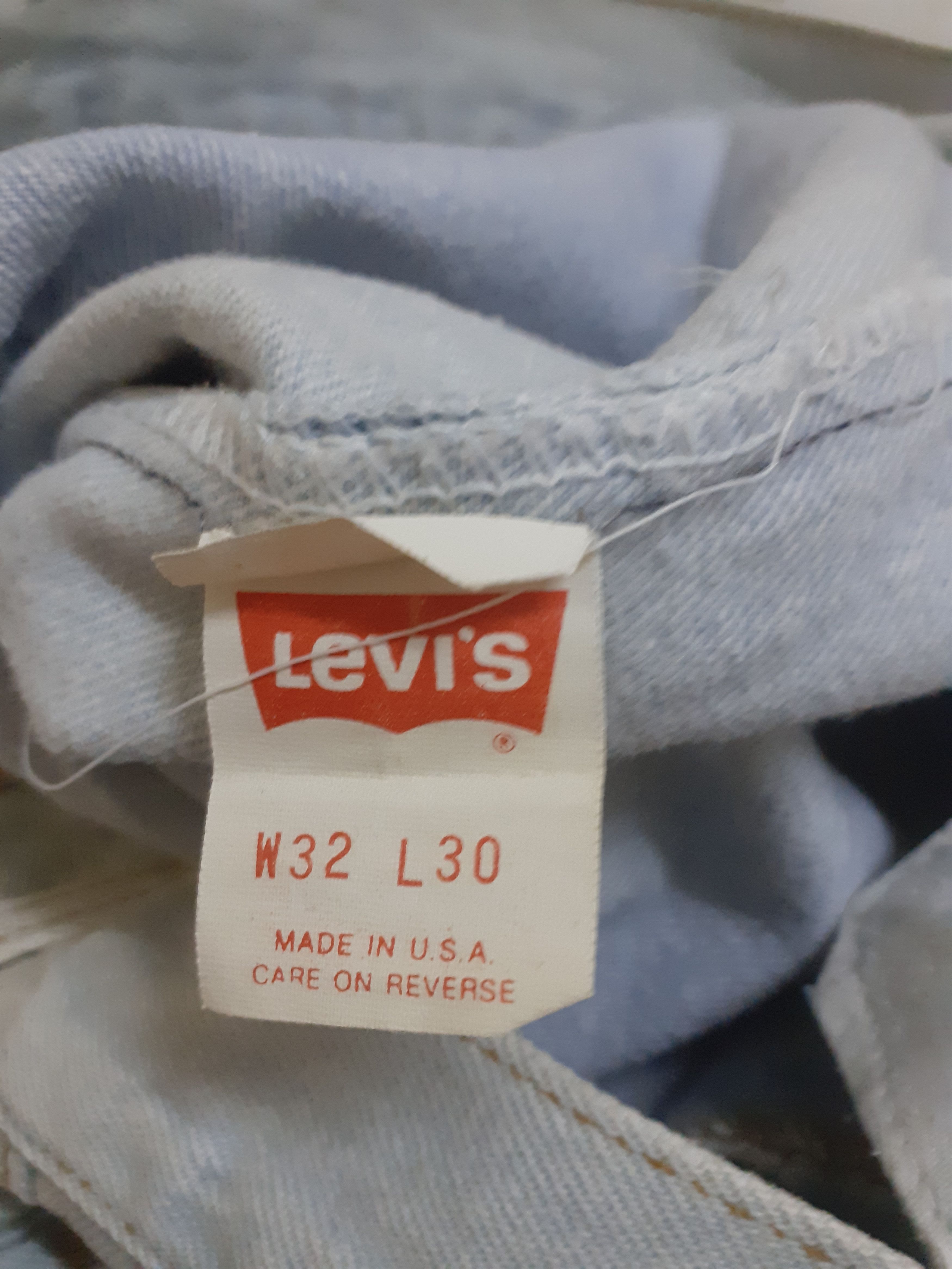 Levi's Vintage Clothing Levi's 501 Faded Vintage 90s Jeans Size US 32 / EU 48 - 8 Thumbnail