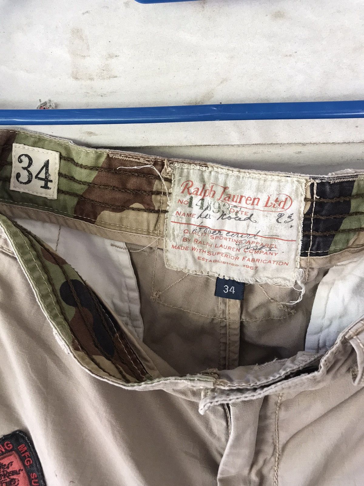Polo Ralph Lauren POLO RL CREAM SIZE 34 SHORT PANT Size US 34 / EU 50 - 3 Thumbnail