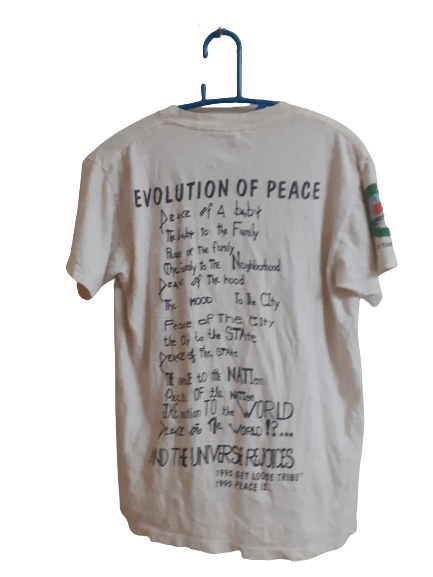 Art Comes First Vintage Earth Day 1995 Peace Day T Shirt Size US XL / EU 56 / 4 - 2 Thumbnail