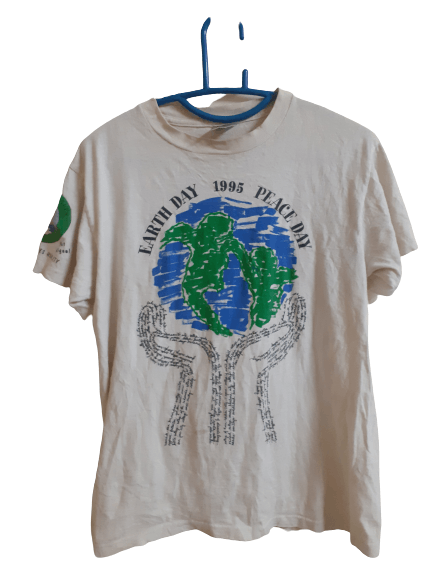 Art Comes First Vintage Earth Day 1995 Peace Day T Shirt Size US XL / EU 56 / 4 - 1 Thumbnail
