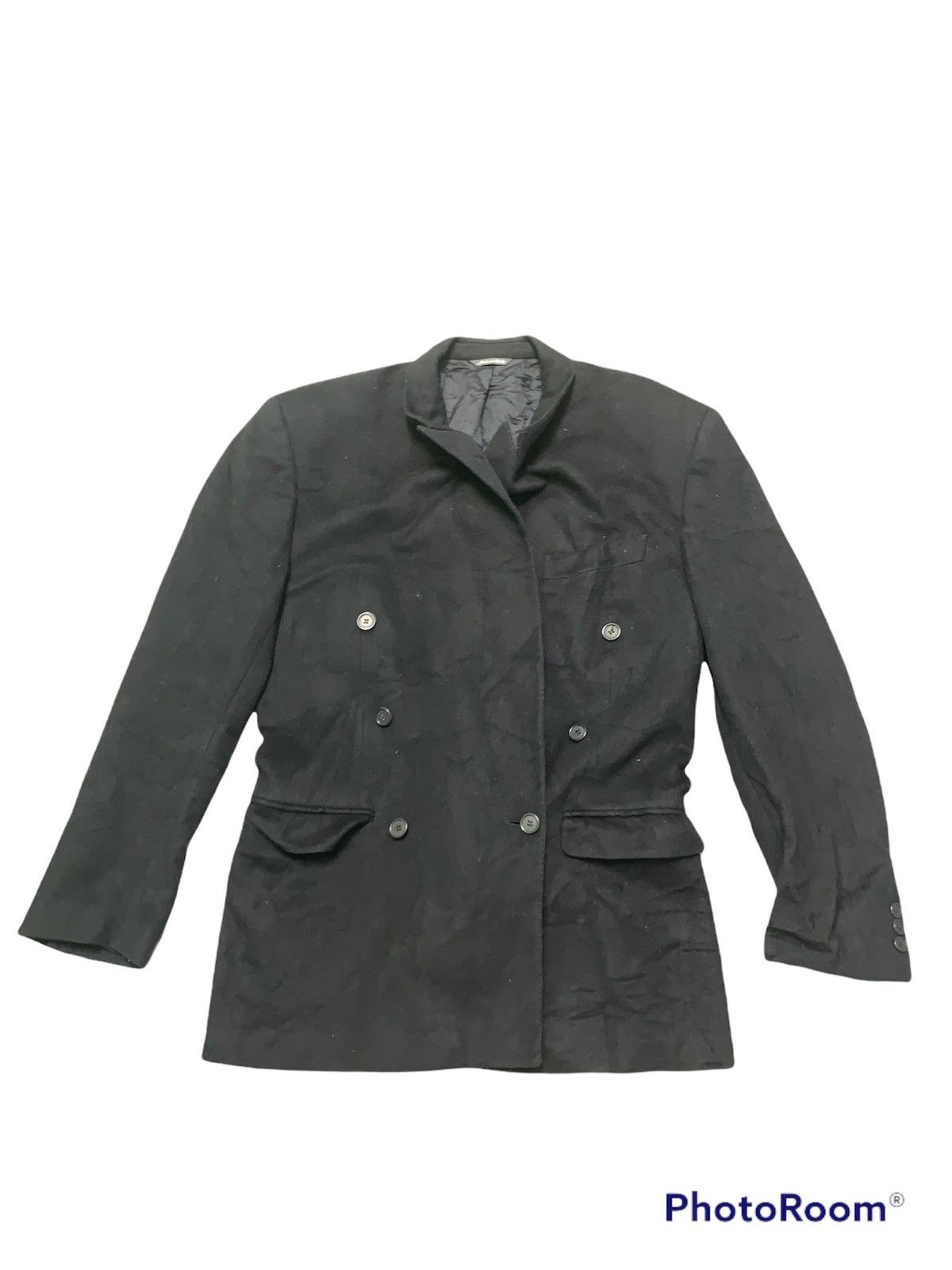 image of Nice Charles Jourdan Single Button Blazer in Black, Men's (Size Large)