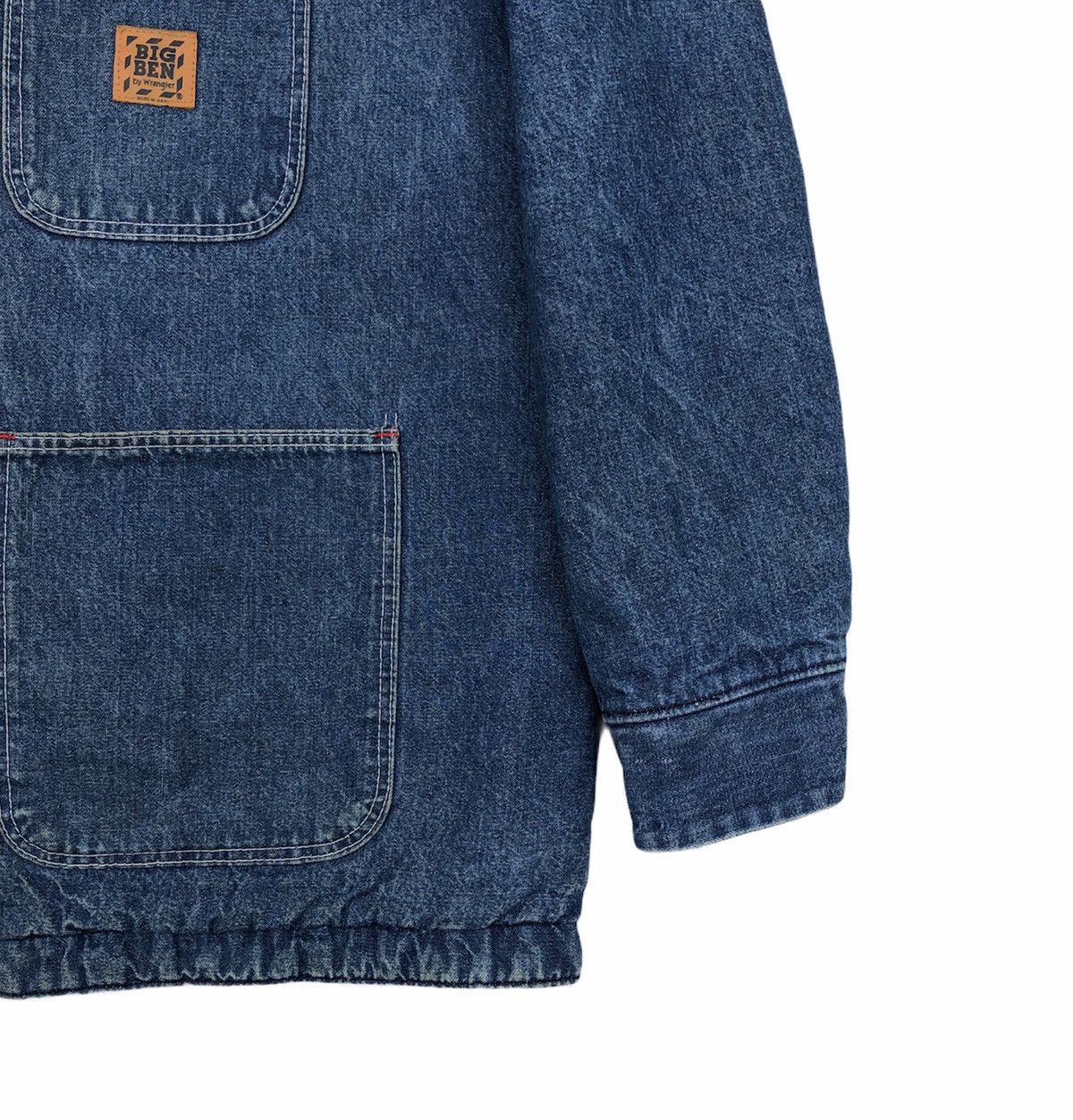 Wrangler 80s Big BEN By Wrangler Chore Jacket Workwear Woollen Lining Size US L / EU 52-54 / 3 - 3 Thumbnail
