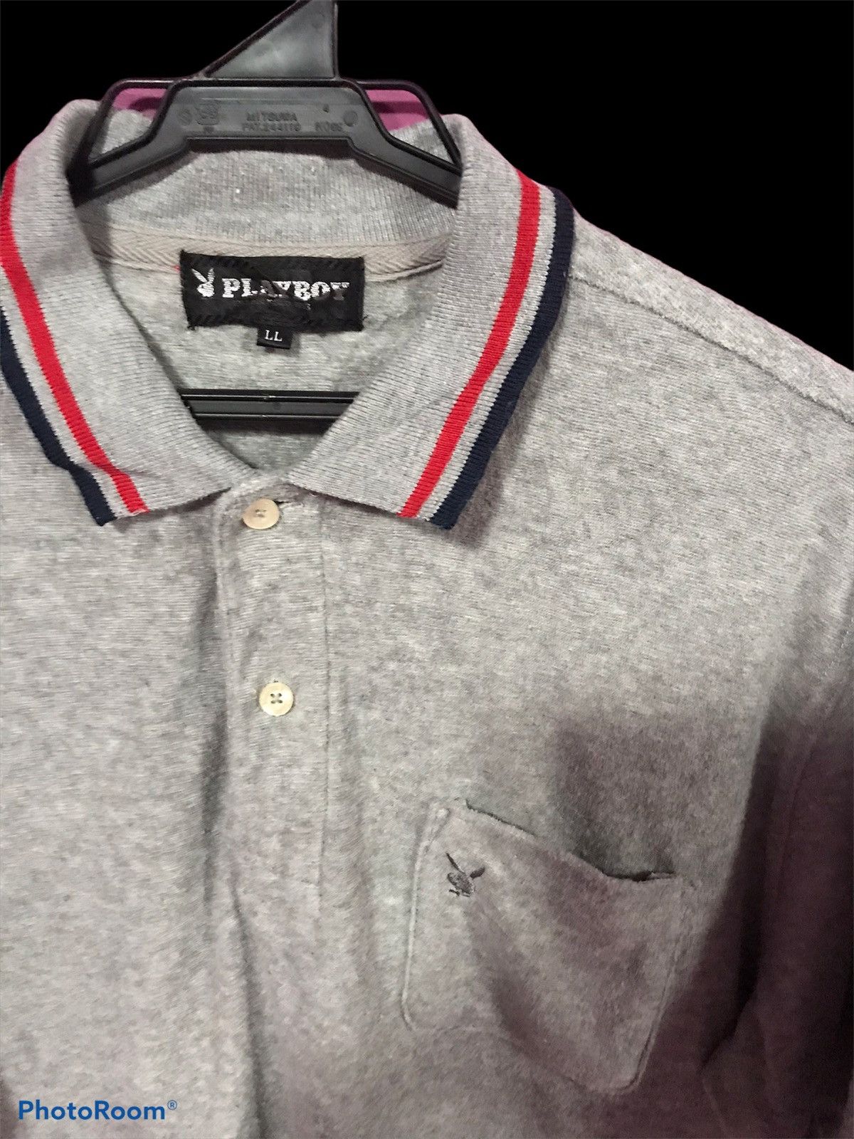 Playboy PLAYBOY GREY SIZE L POLOS SHIRT Size US L / EU 52-54 / 3 - 2 Thumbnail