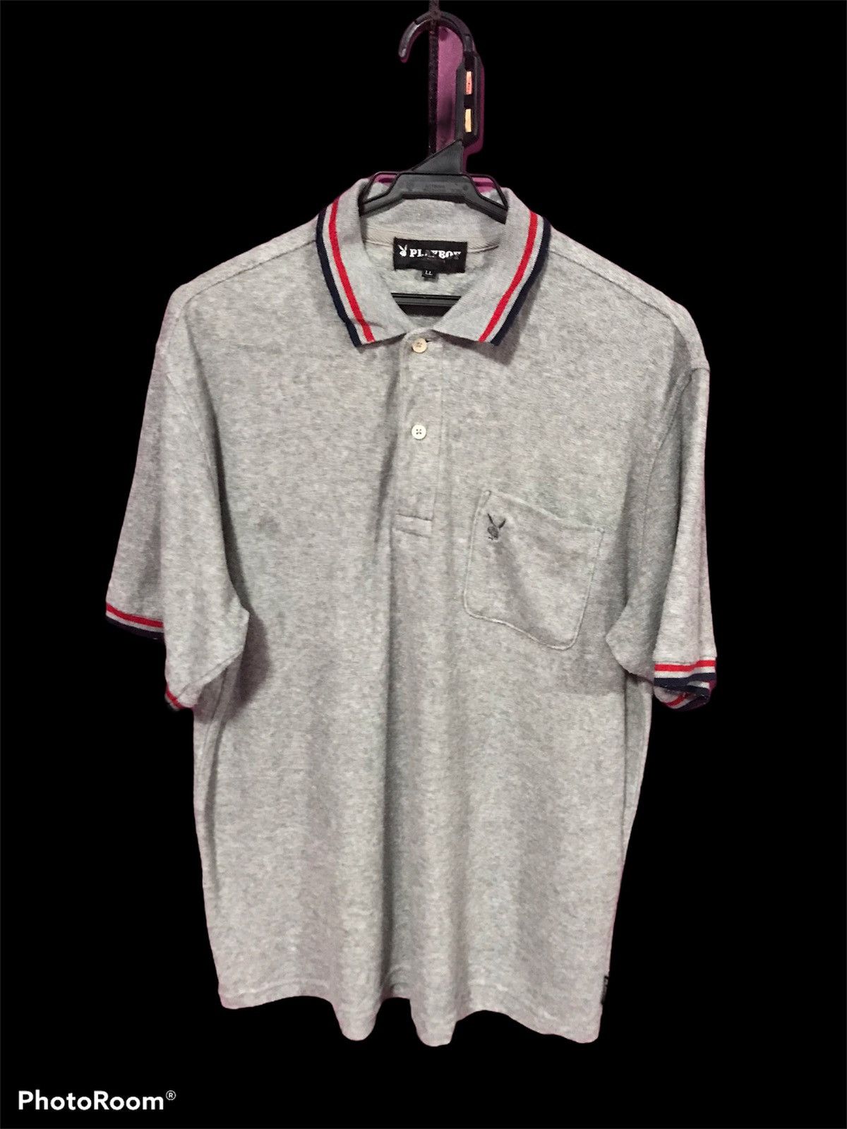 Playboy PLAYBOY GREY SIZE L POLOS SHIRT Size US L / EU 52-54 / 3 - 1 Thumbnail
