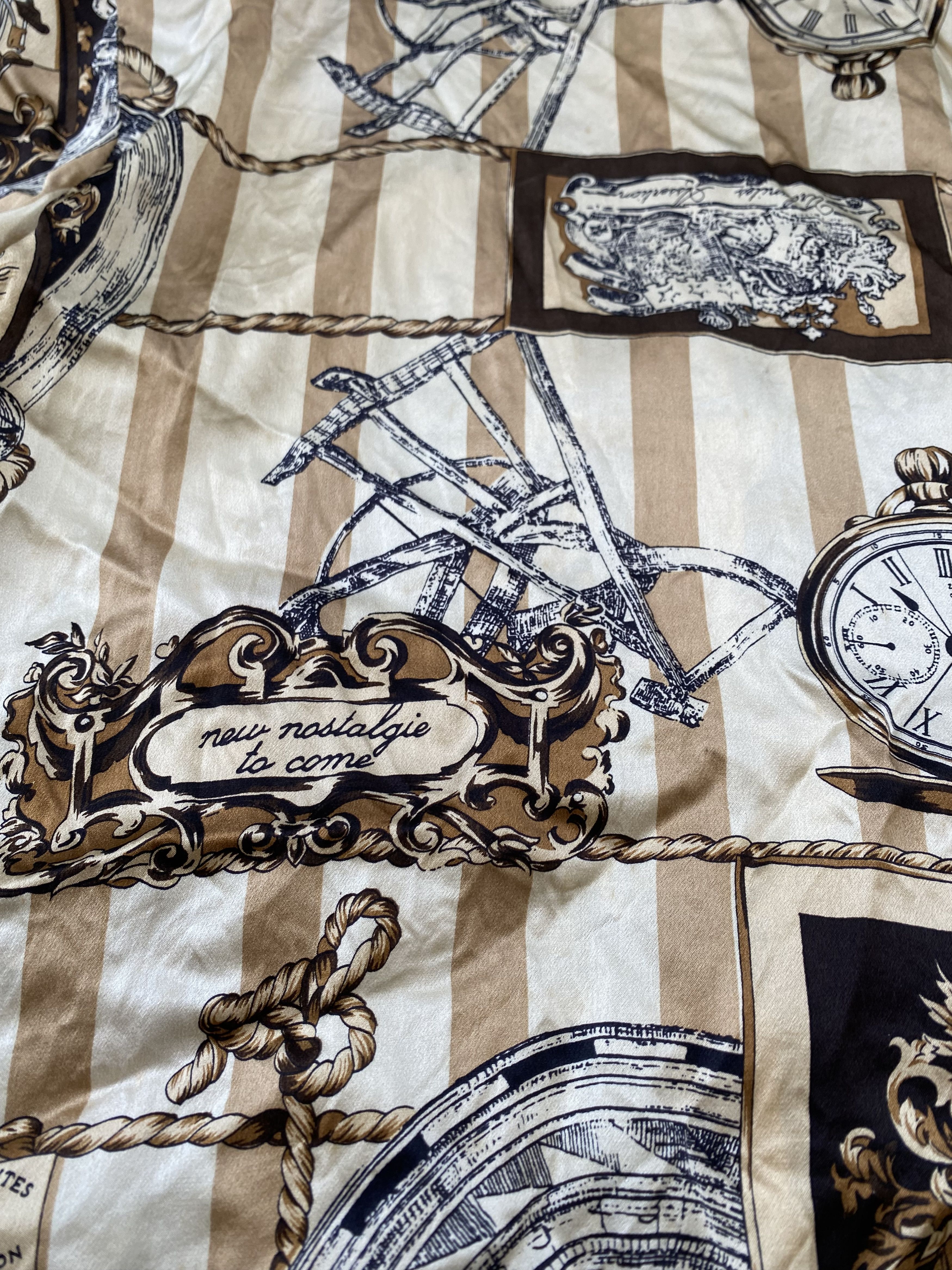 Andreluciano × Vintage Vintage Andreluciano Silk Shirt Full Print Size M / US 6-8 / IT 42-44 - 6 Thumbnail