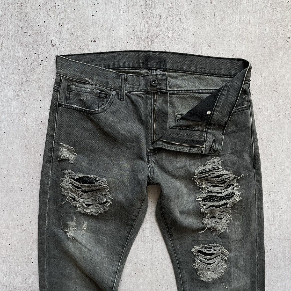 Jean Handmade jeans grey custom size 33 Size US 33 - 5 Thumbnail