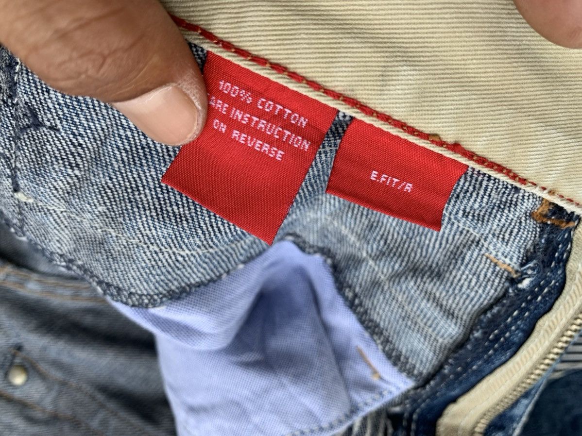 Japanese Brand Vintage japanese Brand Double Layer Hickory Jeans Size US 29 - 11 Thumbnail