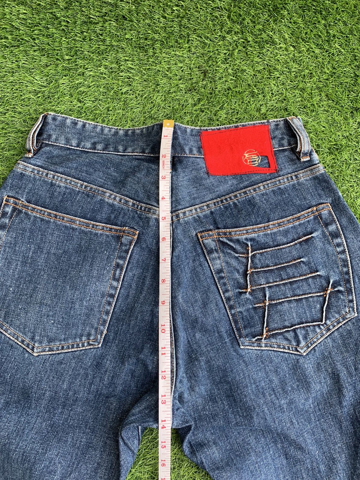 Japanese Brand Vintage japanese Brand Double Layer Hickory Jeans Size US 29 - 18 Thumbnail
