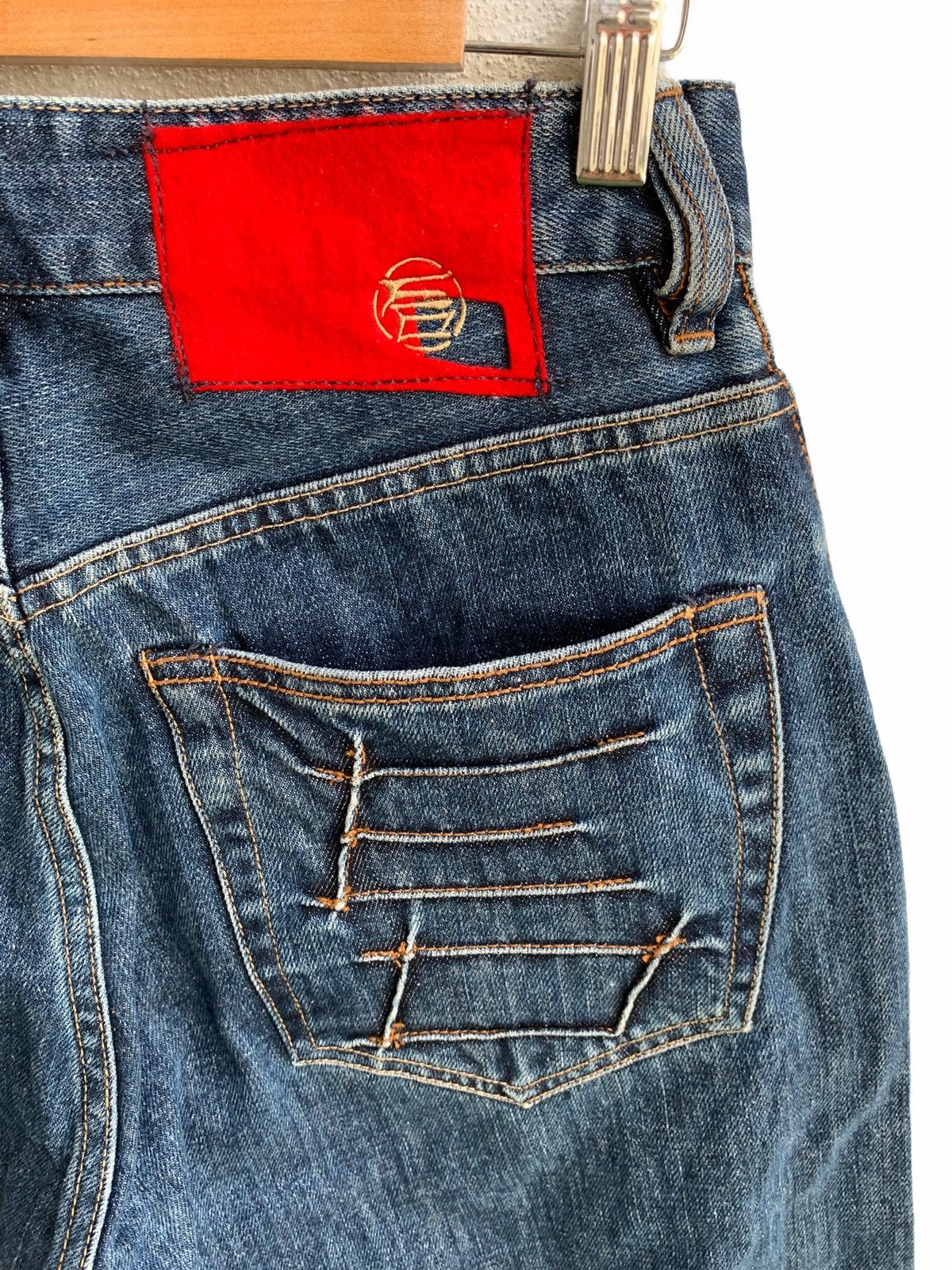 Japanese Brand Vintage japanese Brand Double Layer Hickory Jeans Size US 29 - 7 Thumbnail