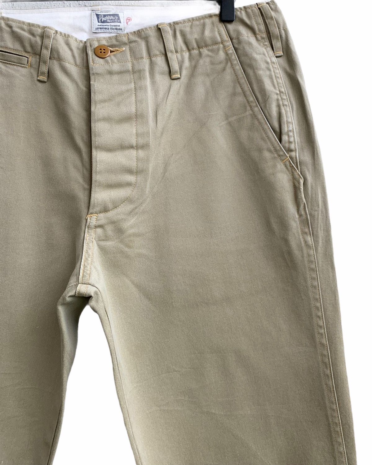 Japanese Brand Vintage pherrows Khakis Pants japanese brand Size US 34 / EU 50 - 4 Thumbnail