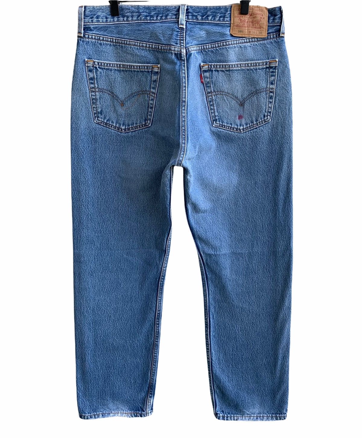 Levi's Vintage 90s Levis 501 Denim jeans Size US 34 / EU 50 - 2 Thumbnail