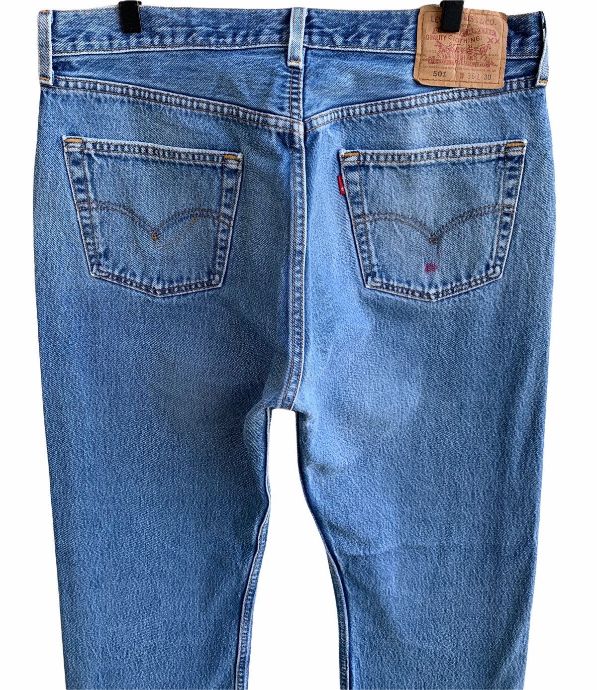Levi's Vintage 90s Levis 501 Denim jeans Size US 34 / EU 50 - 4 Thumbnail