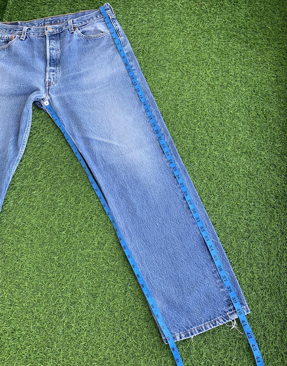 Levi's Vintage 90s Levis 501 Denim jeans Size US 34 / EU 50 - 17 Thumbnail