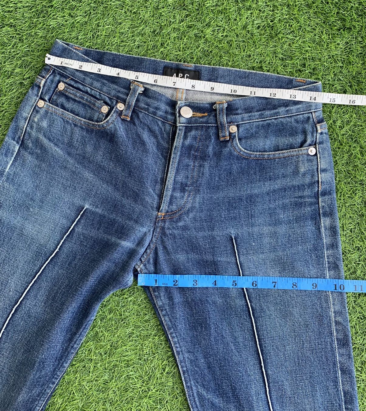 A.P.C. × Japanese Brand A.P.C red line selvedge denim french designer Jean Touitou Size US 29 - 12 Thumbnail