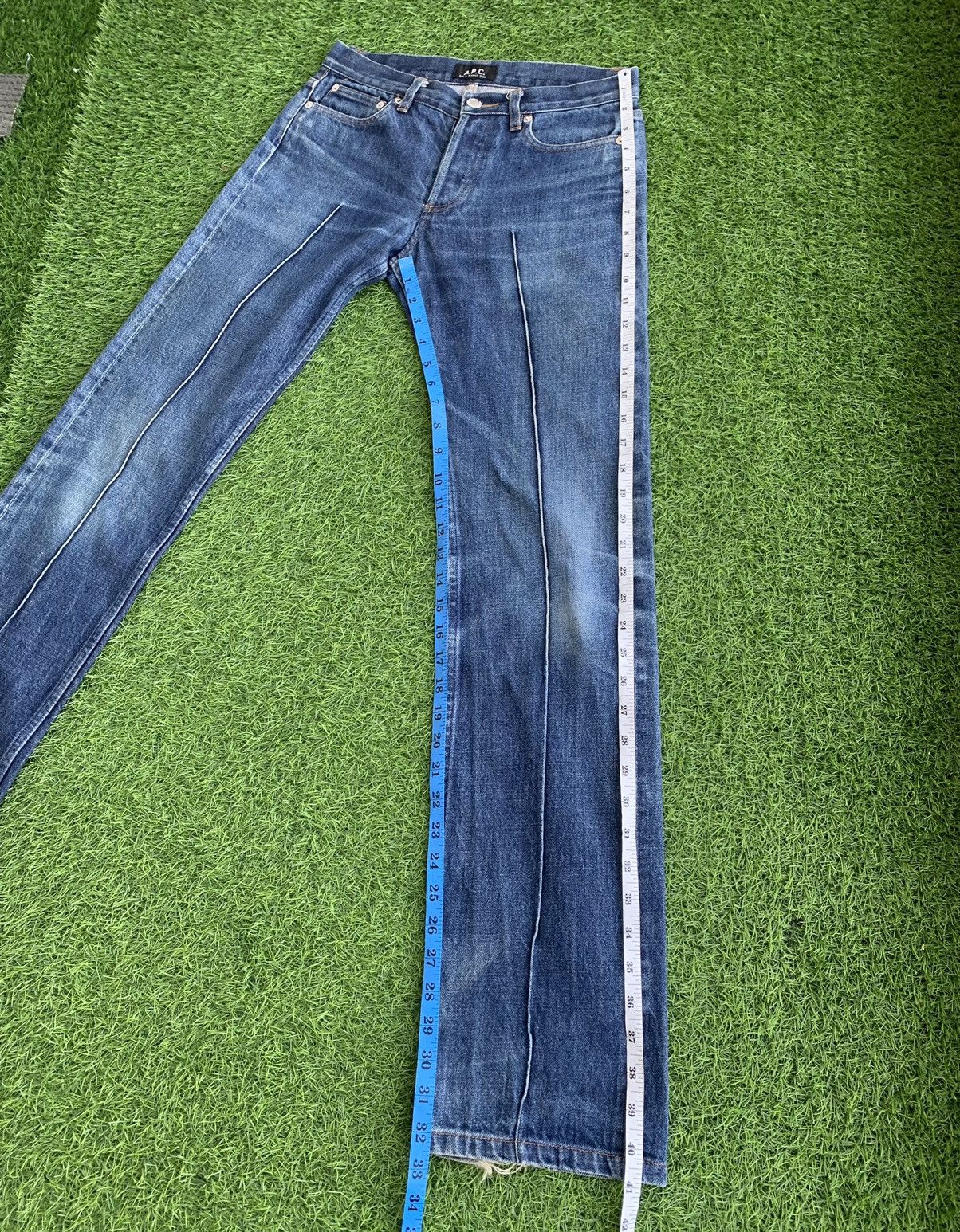 A.P.C. × Japanese Brand A.P.C red line selvedge denim french designer Jean Touitou Size US 29 - 15 Thumbnail