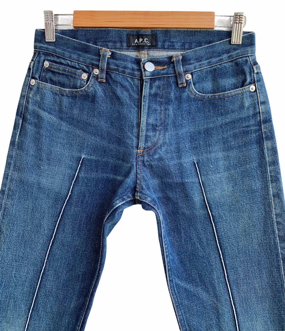 A.P.C. × Japanese Brand A.P.C red line selvedge denim french designer Jean Touitou Size US 29 - 6 Thumbnail