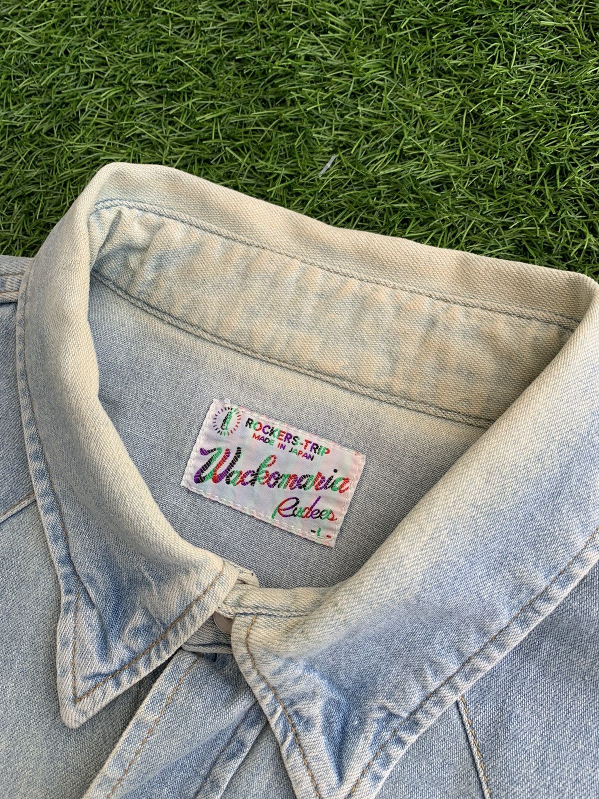 Japanese Brand Vintage Wacko Maria Rockers Trip Embroider Sexy Girls Size US L / EU 52-54 / 3 - 5 Thumbnail