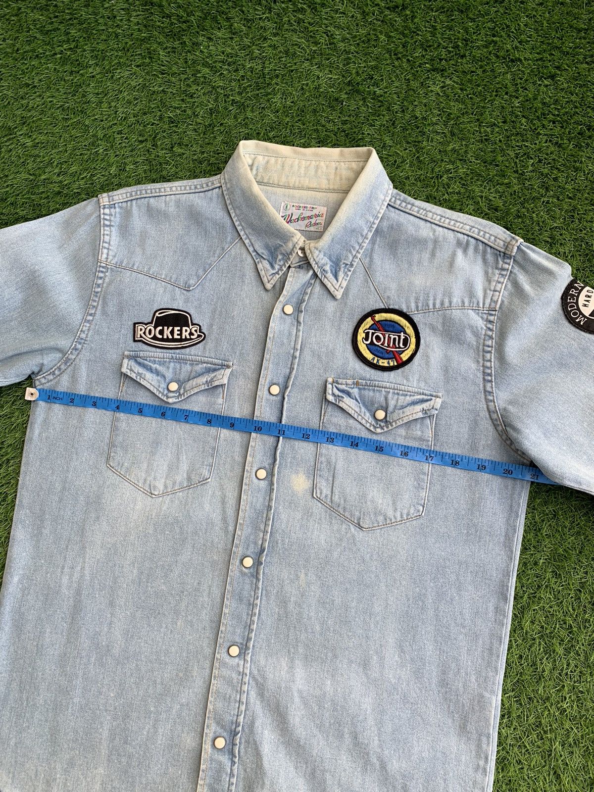 Japanese Brand Vintage Wacko Maria Rockers Trip Embroider Sexy Girls Size US L / EU 52-54 / 3 - 8 Thumbnail