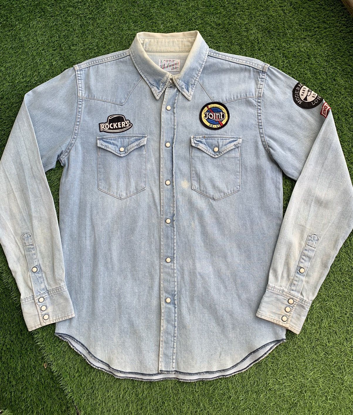 Japanese Brand Vintage Wacko Maria Rockers Trip Embroider Sexy Girls Size US L / EU 52-54 / 3 - 1 Thumbnail