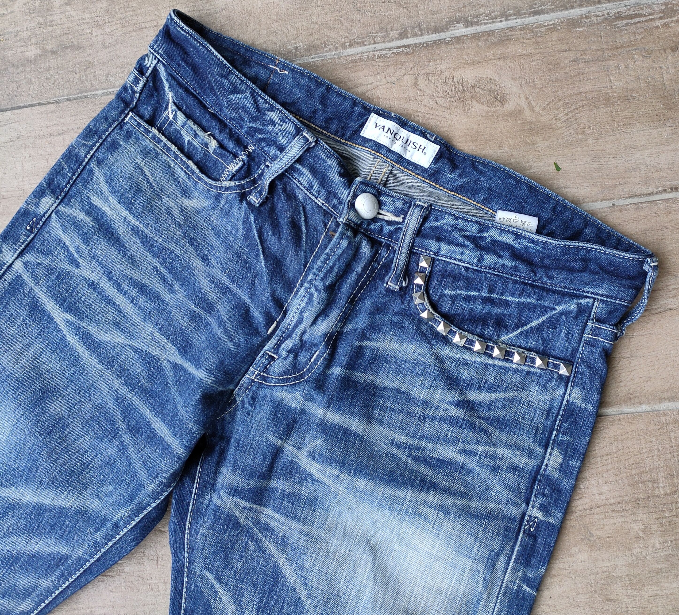 Vanquish Vintage Vanquish Tokyo Japan jeans Size US 33 - 4 Thumbnail