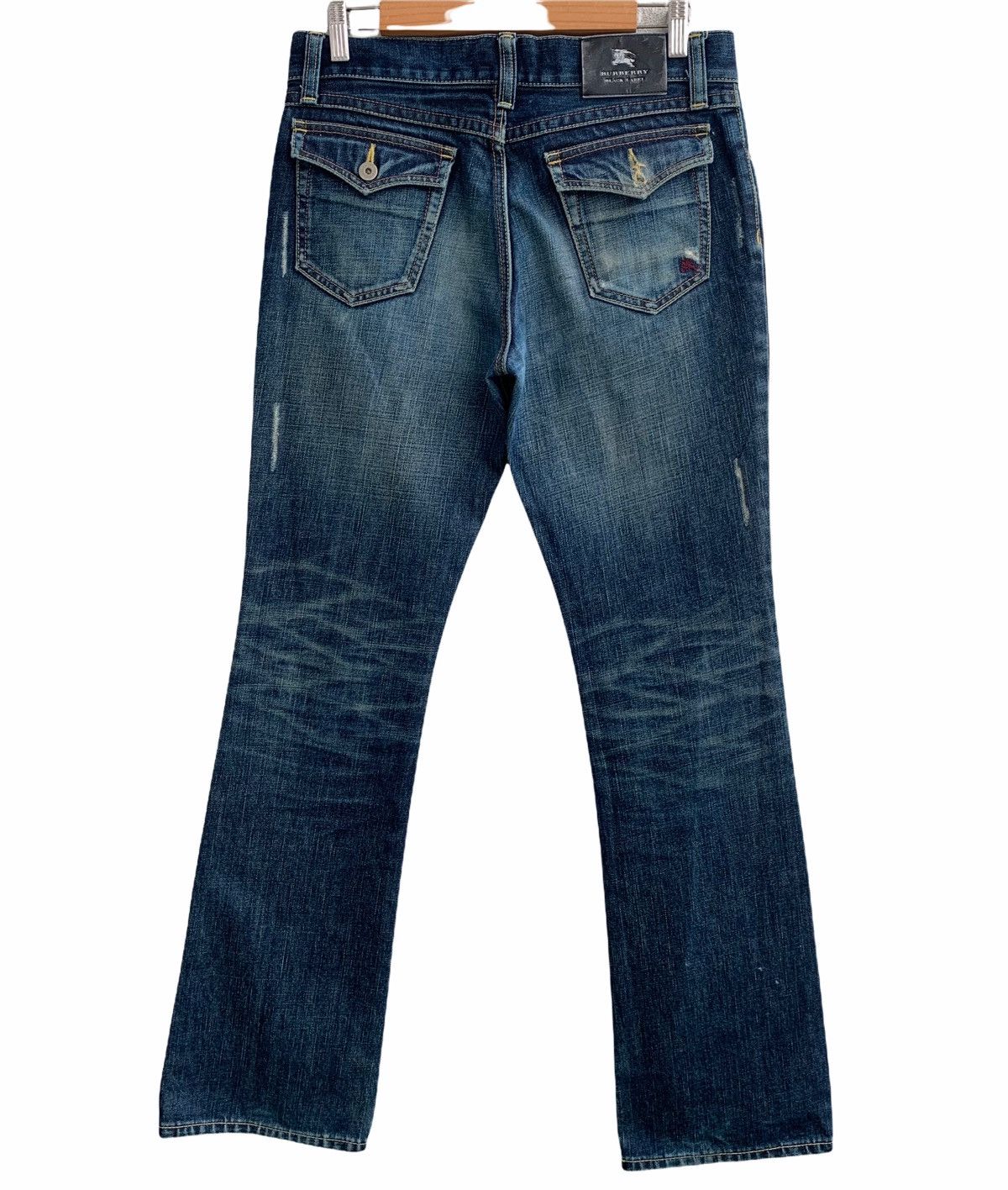 Burberry Burberry Black Label Distressed Denim Jeans Flares Size US 32 / EU 48 - 2 Thumbnail