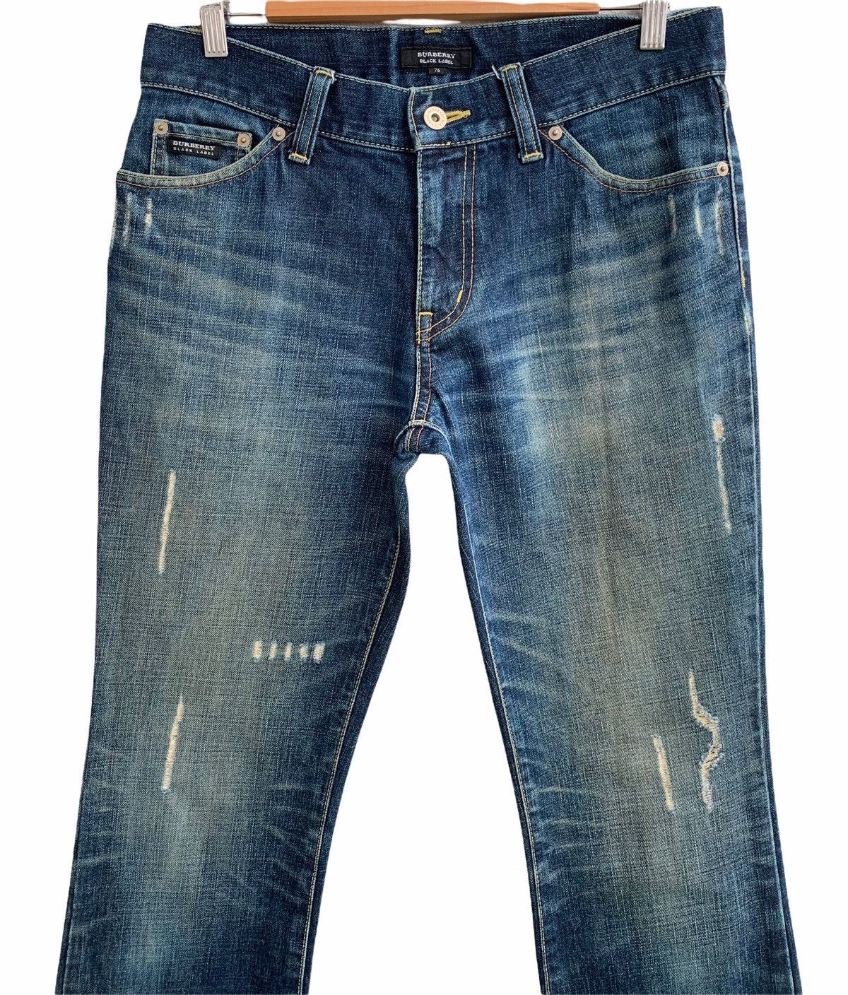 Burberry Burberry Black Label Distressed Denim Jeans Flares Size US 32 / EU 48 - 3 Thumbnail