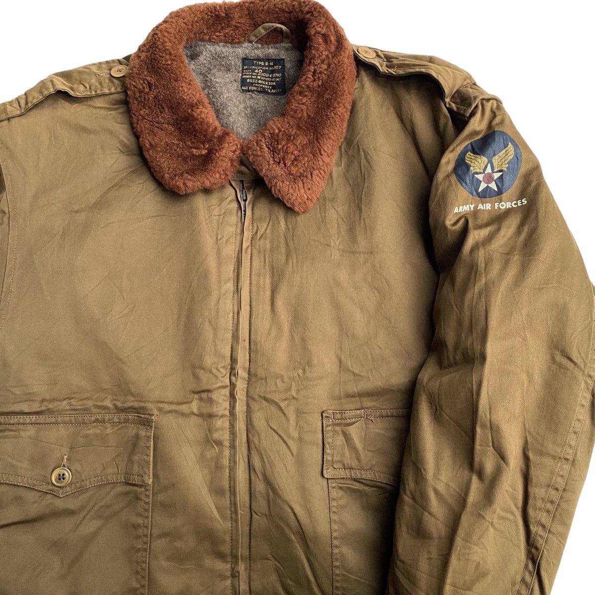 Buzz Rickson's Buzz Ricksons B-10 Bomber Jacket Size US L / EU 52-54 / 3 - 5 Thumbnail