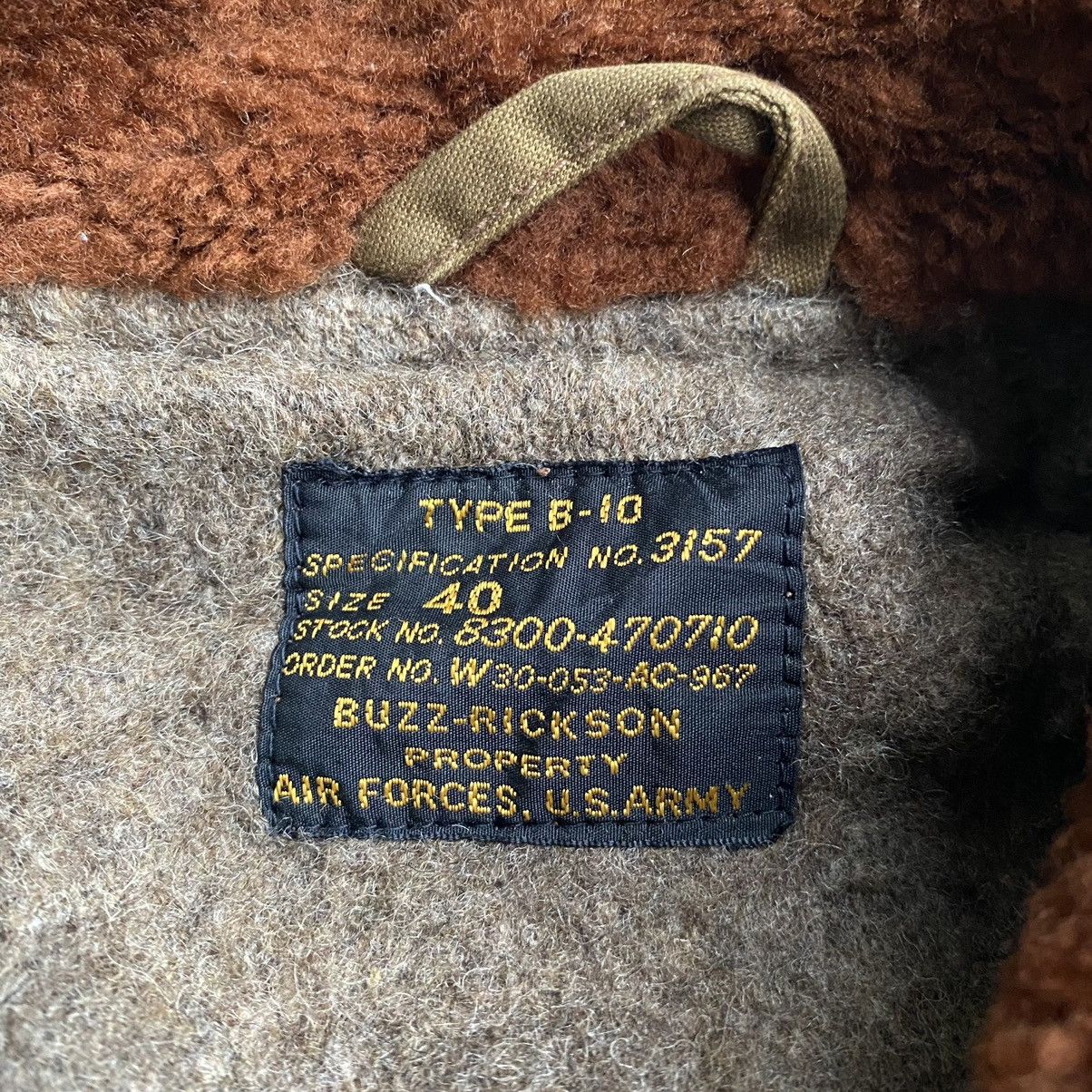 Buzz Rickson's Buzz Ricksons B-10 Bomber Jacket Size US L / EU 52-54 / 3 - 10 Thumbnail