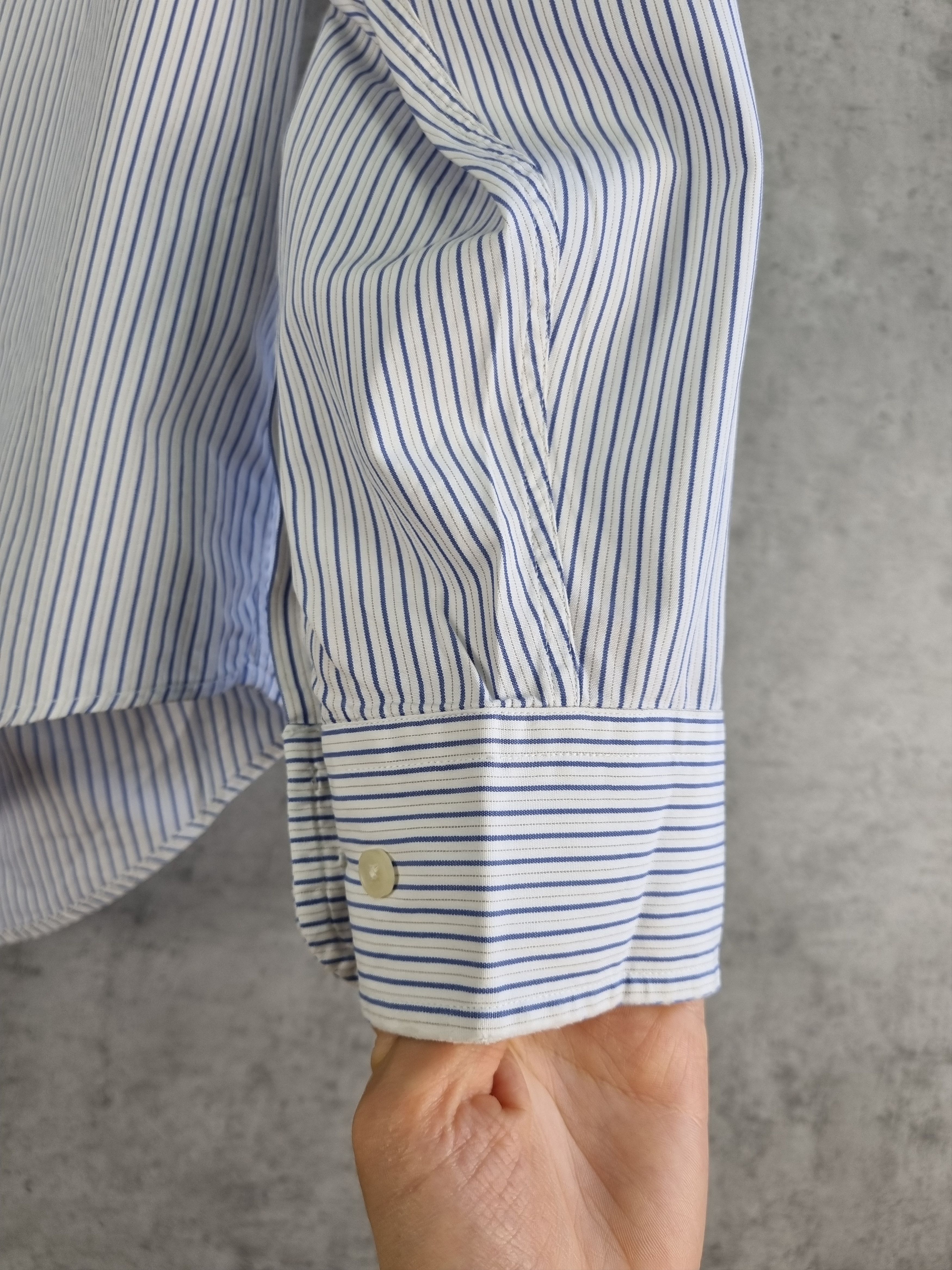 Yves Saint Laurent 90s YSL Yves Saint Laurent Pour Homme shirt Vintage Size US XL / EU 56 / 4 - 17 Thumbnail