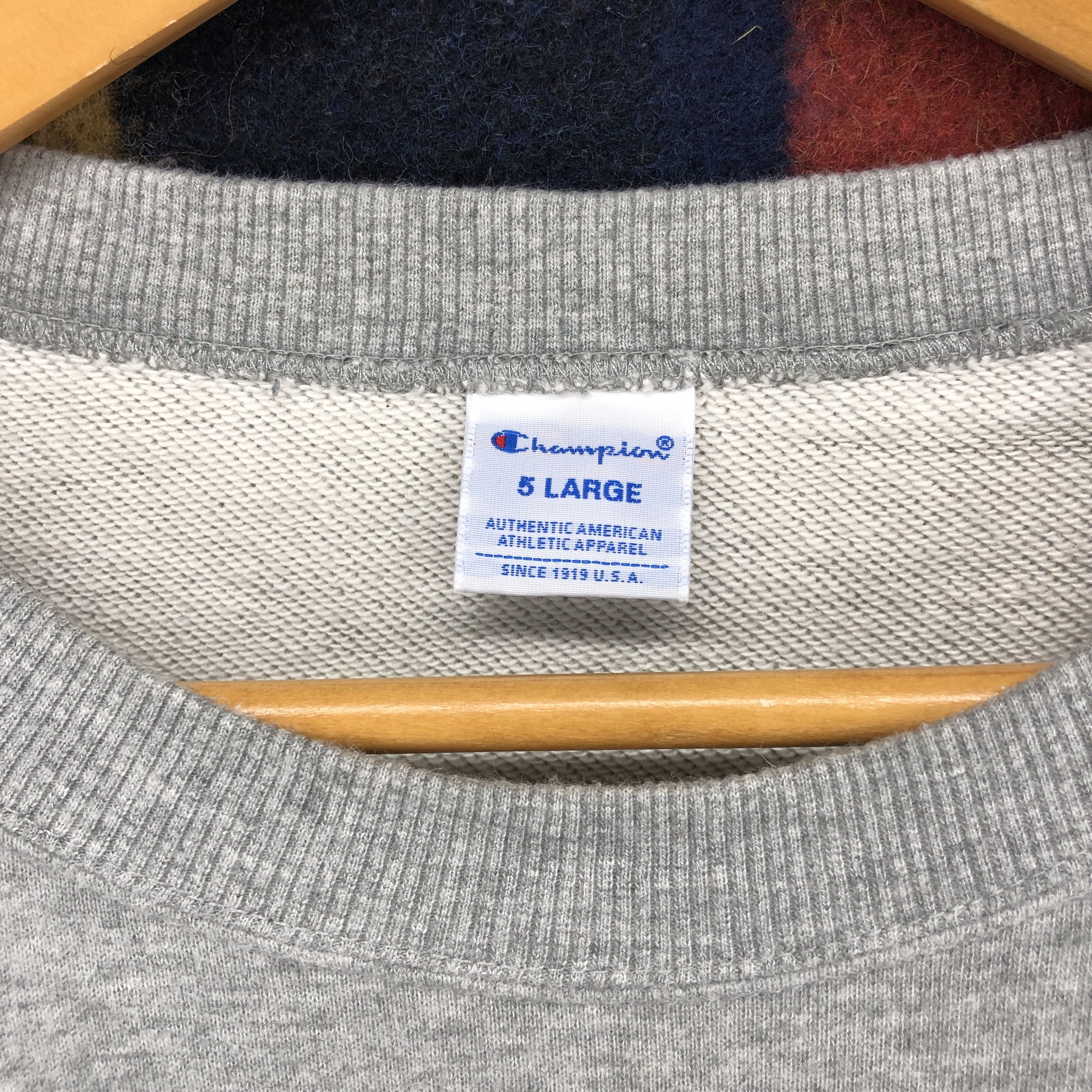 Champion 3XL CHAMPION Crew Neck Sweatshirt #0247/L Size US XXL / EU 58 / 5 - 4 Thumbnail