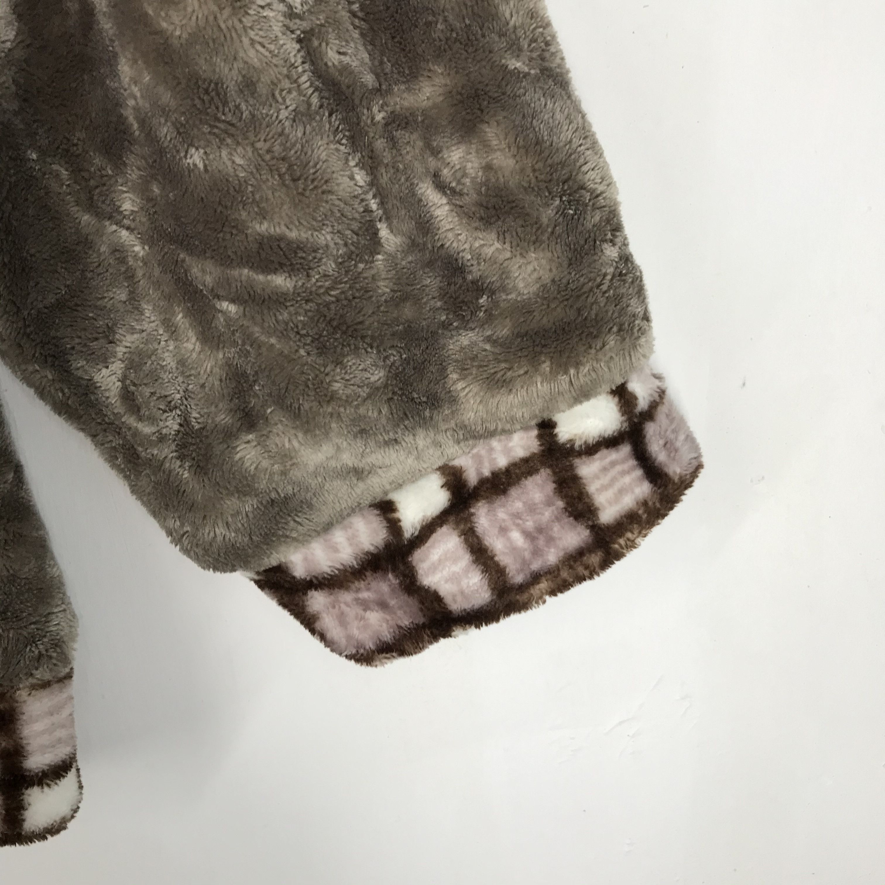 Japanese Brand AIBAOSHUFUSHI Fleece Hoodie Pullover #2428-84 Size L / US 10 / IT 46 - 5 Thumbnail