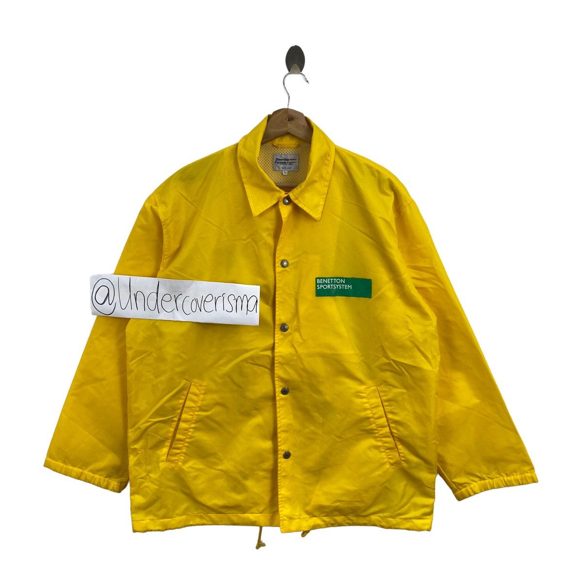 Benetton Vintage BENETTON FORMULA ONE 1 Racing Team Button Up Jacket Size US M / EU 48-50 / 2 - 3 Thumbnail