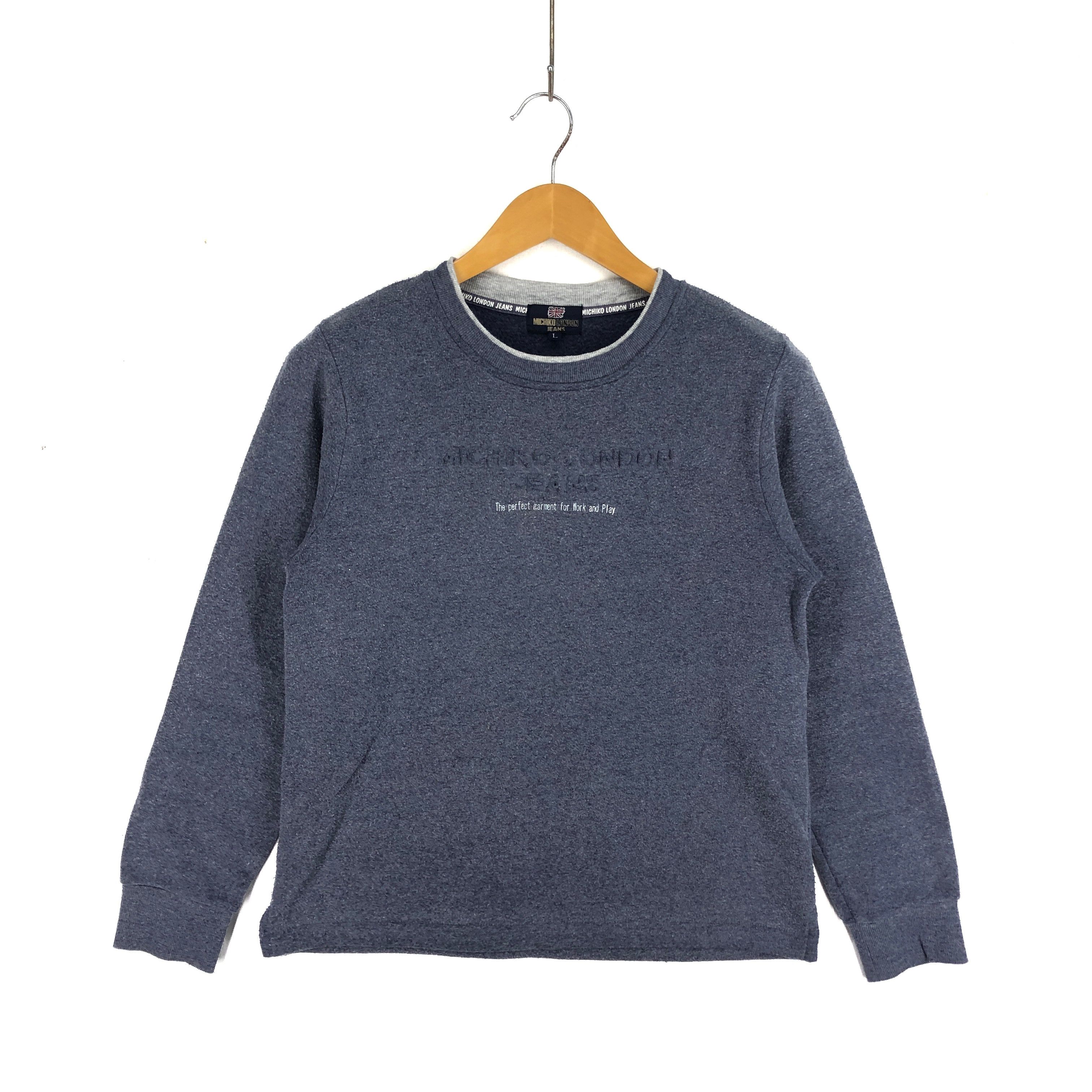 Japanese Brand MICHIKO LONDON JEANS Crew Neck Sweatshirt #2223-77 Size S / US 4 / IT 40 - 1 Thumbnail