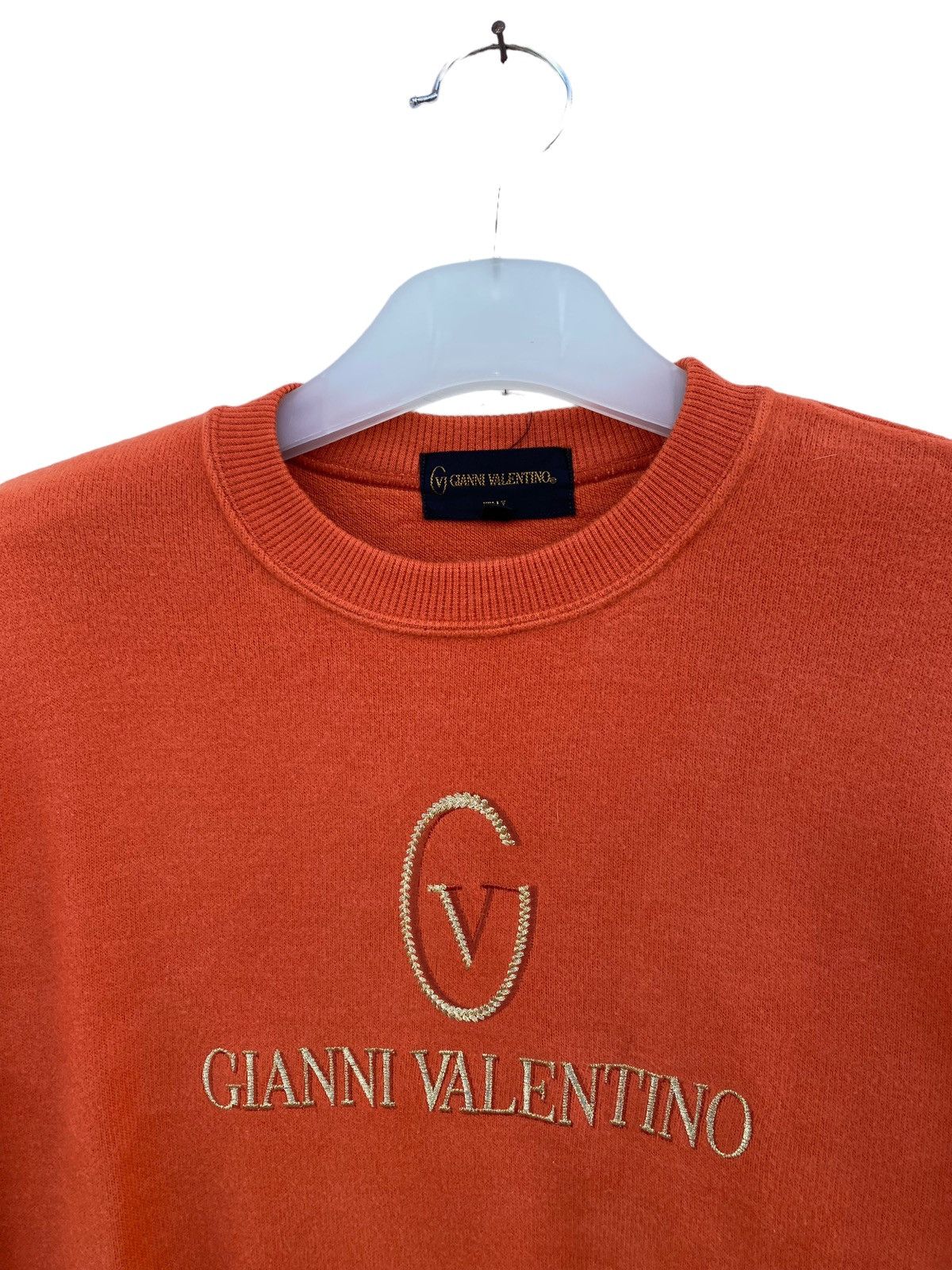 Valentino Vintage Gianni Valentino Spellout Sweatshirt Size US M / EU 48-50 / 2 - 3 Thumbnail
