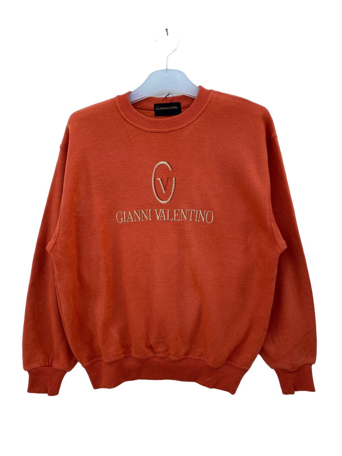 Valentino Vintage Gianni Valentino Spellout Sweatshirt Size US M / EU 48-50 / 2 - 1 Thumbnail