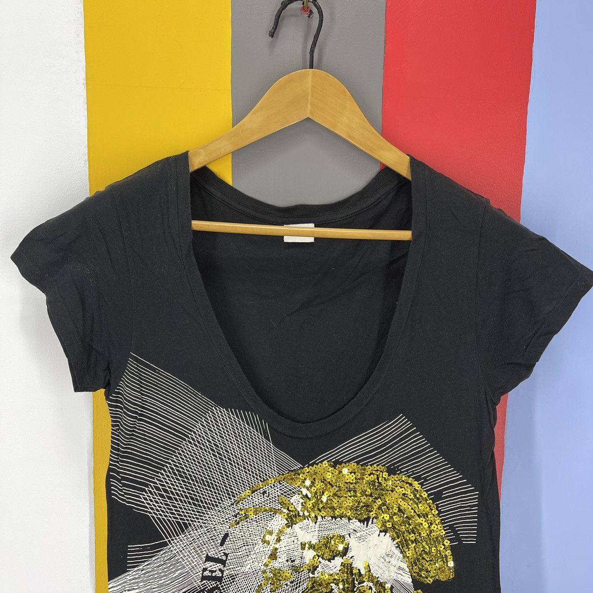 Diesel DIESEL Longline T Shirt #1140/AN Size XS / US 0-2 / IT 36-38 - 2 Thumbnail