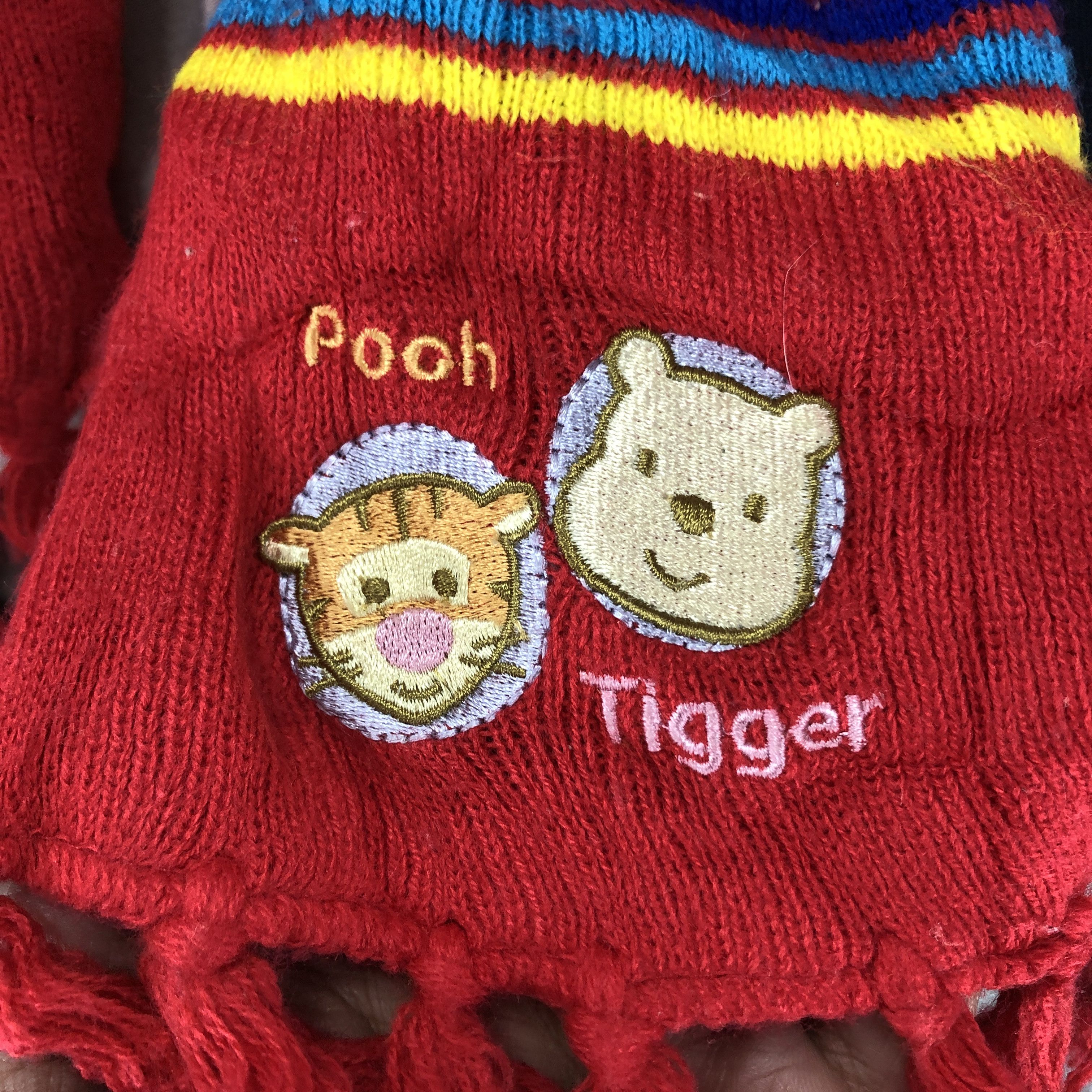 Disney POOH AND TIGGER by DISNEY Muffler Scarf #0965/AG Size ONE SIZE - 3 Thumbnail
